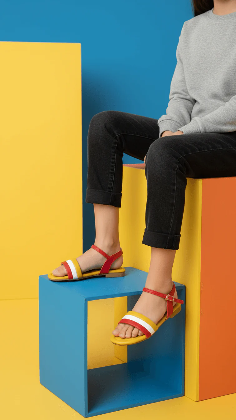Girls Mustard Casual Sandal KD9851