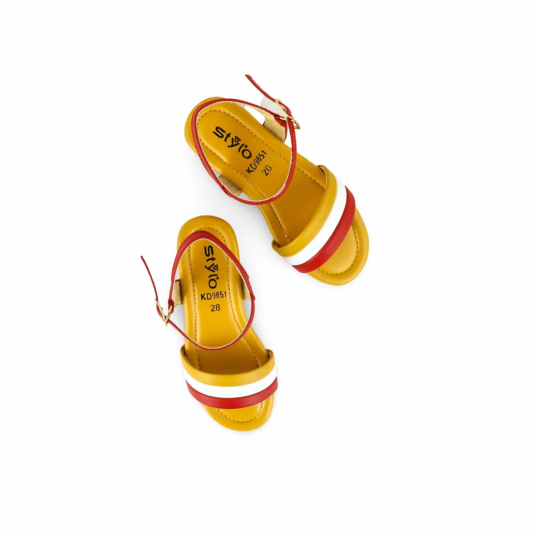 Girls Mustard Casual Sandal KD9851 - Image 5