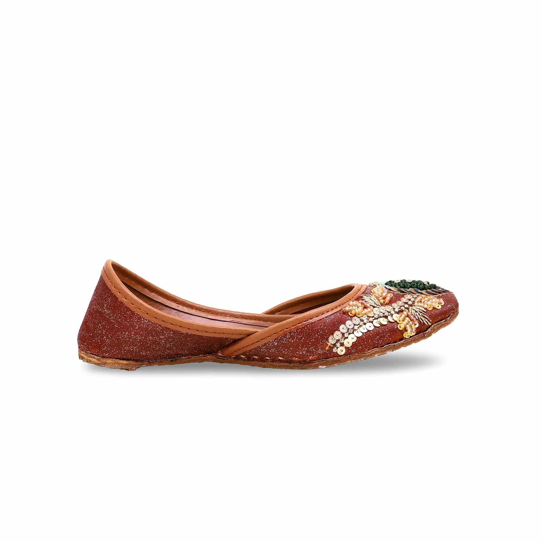 Girls Mustard Fancy Khussa KD2247 - Image 2