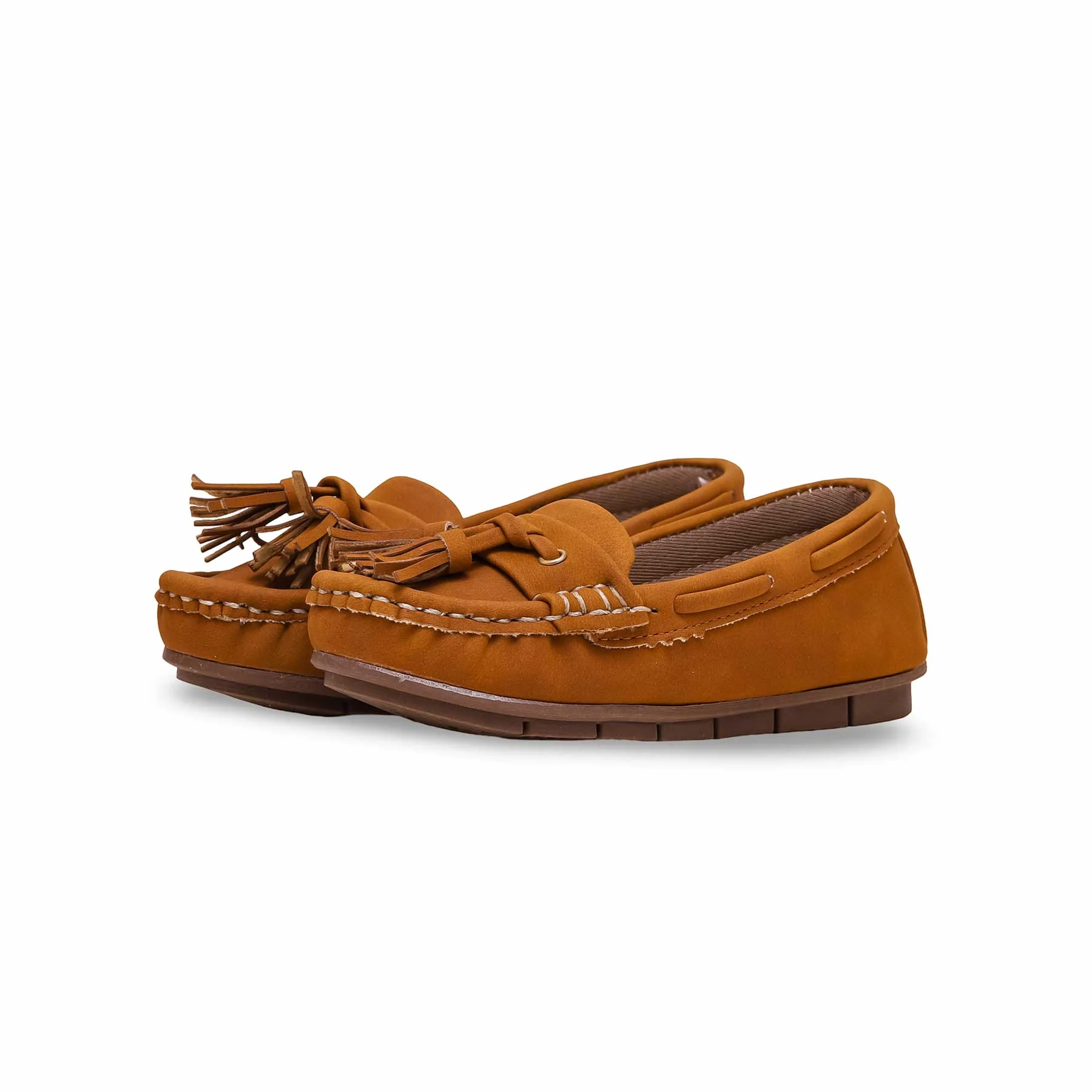 Girls Mustard Formal Moccasin KD0907 - Image 3