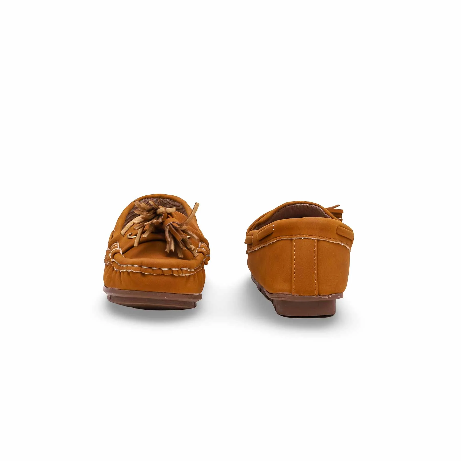 Girls Mustard Formal Moccasin KD0907 - Image 4