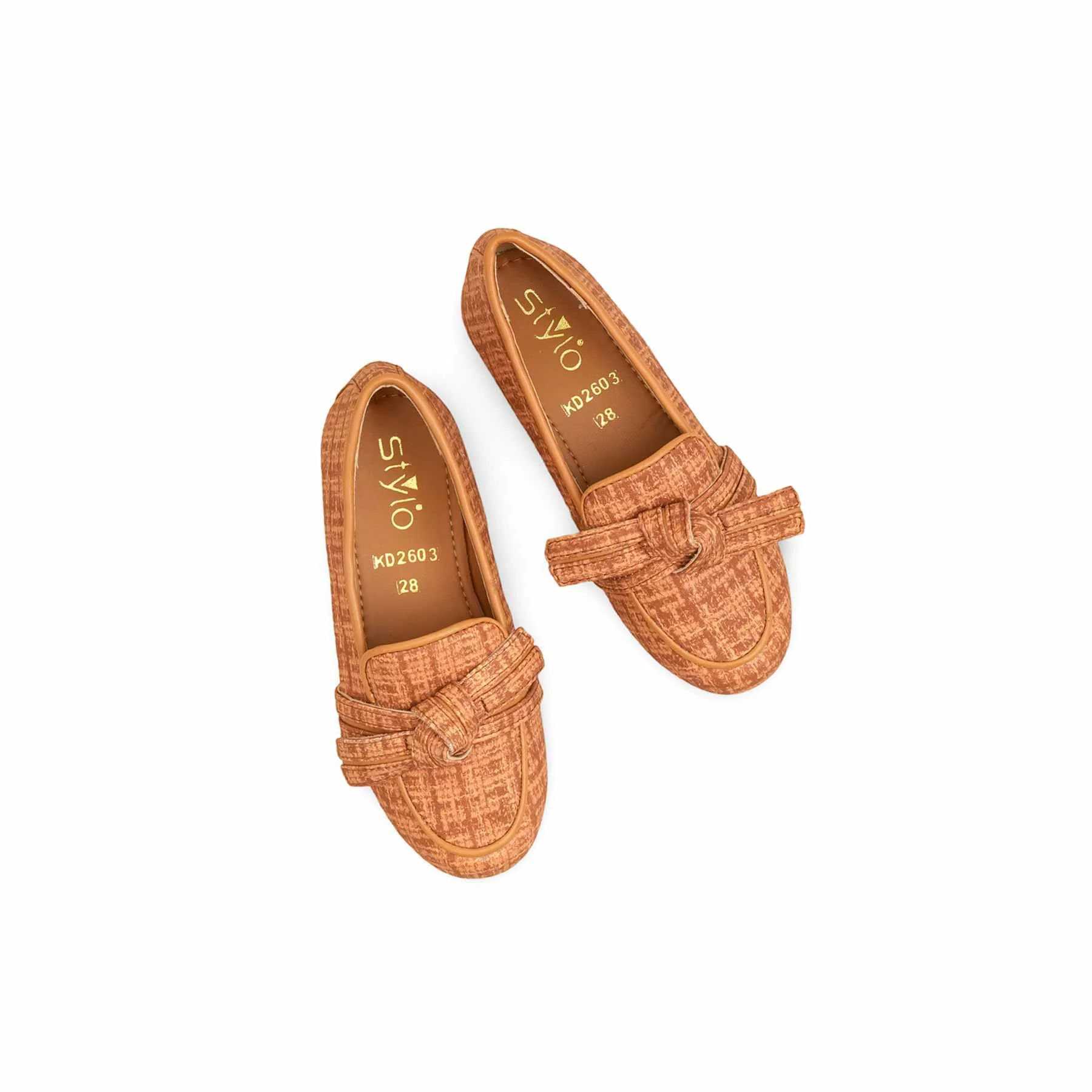 Girls Mustard Girls Formal Moccasin KD2603 - Image 5