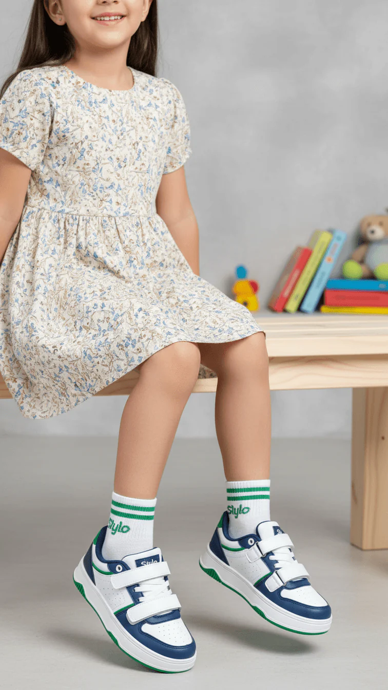 Girls Navy Casual Jogger KD1945