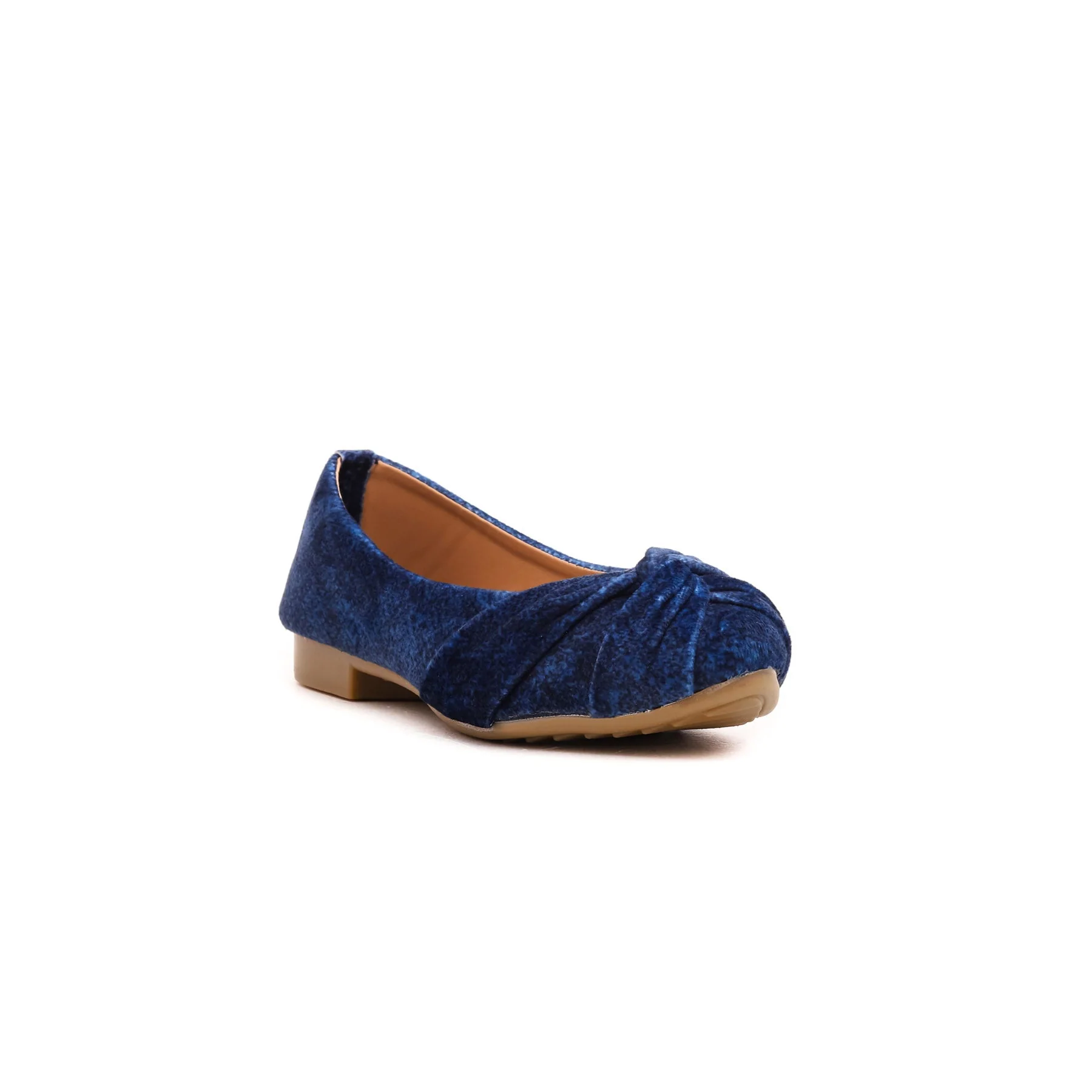 Girls Navy Casual Pumps KD0698 - Image 2