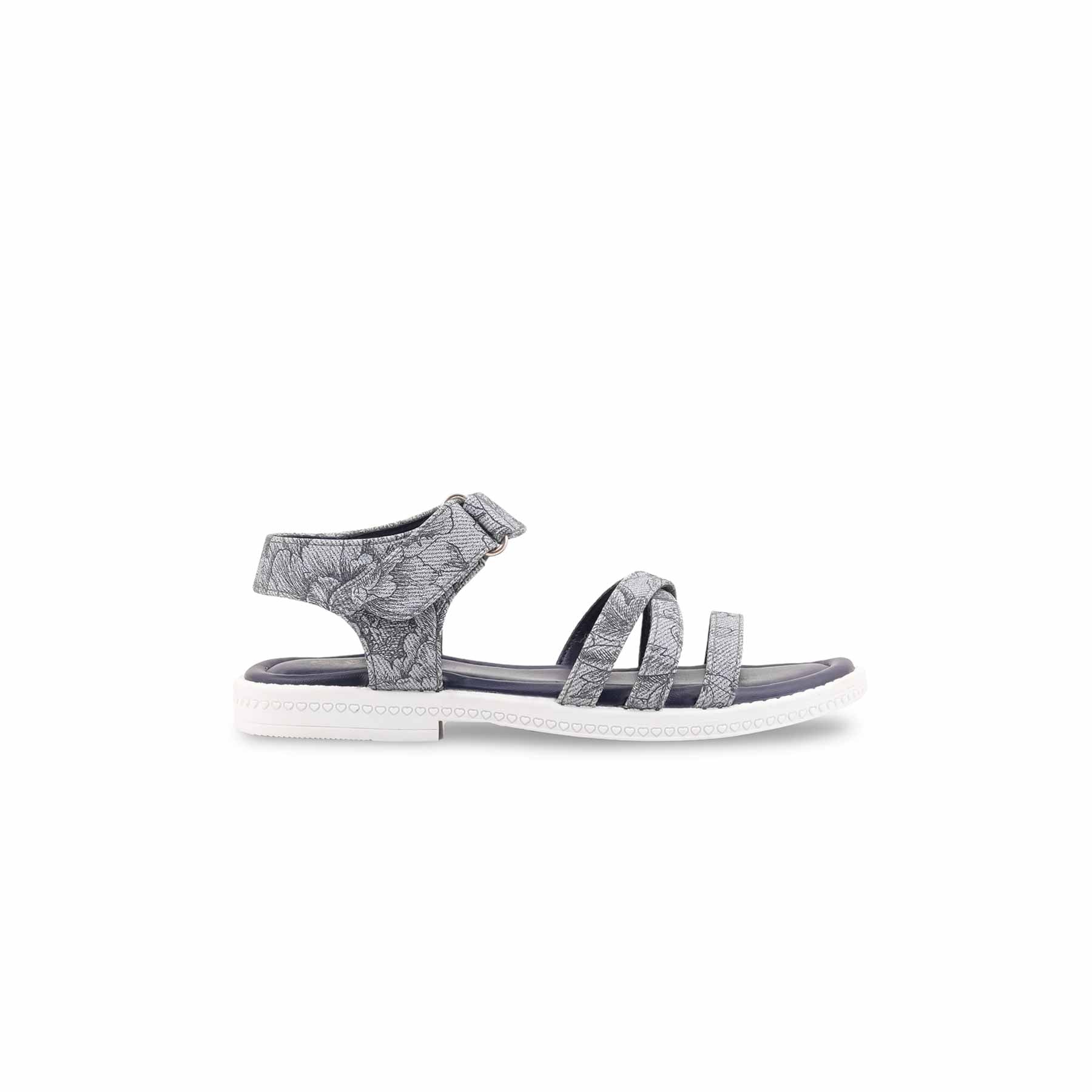 Girls Navy Formal Sandal KD5766 - Image 2