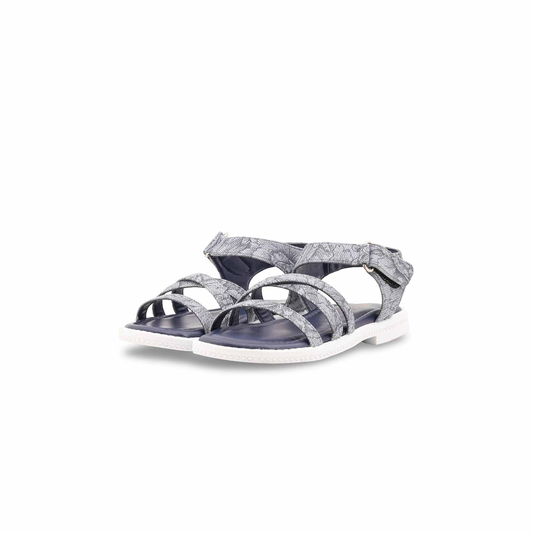 Girls Navy Formal Sandal KD5766 - Image 3