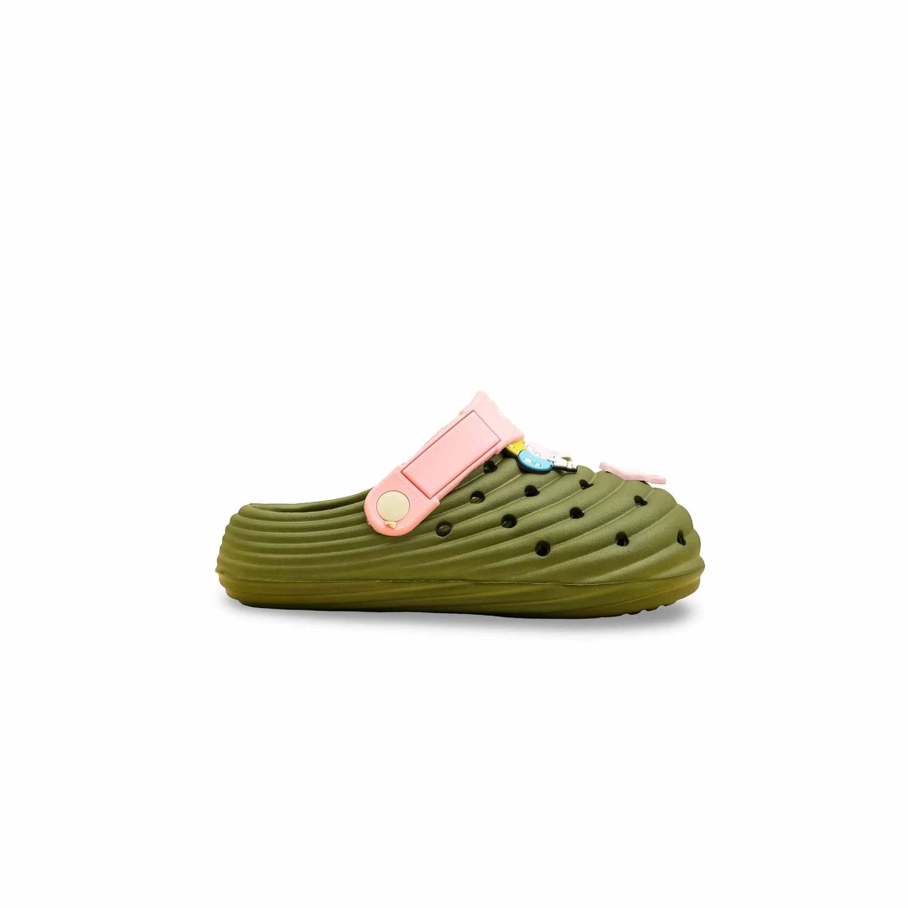 Girls Olive Casual Flip Flop KD5726 - Image 2