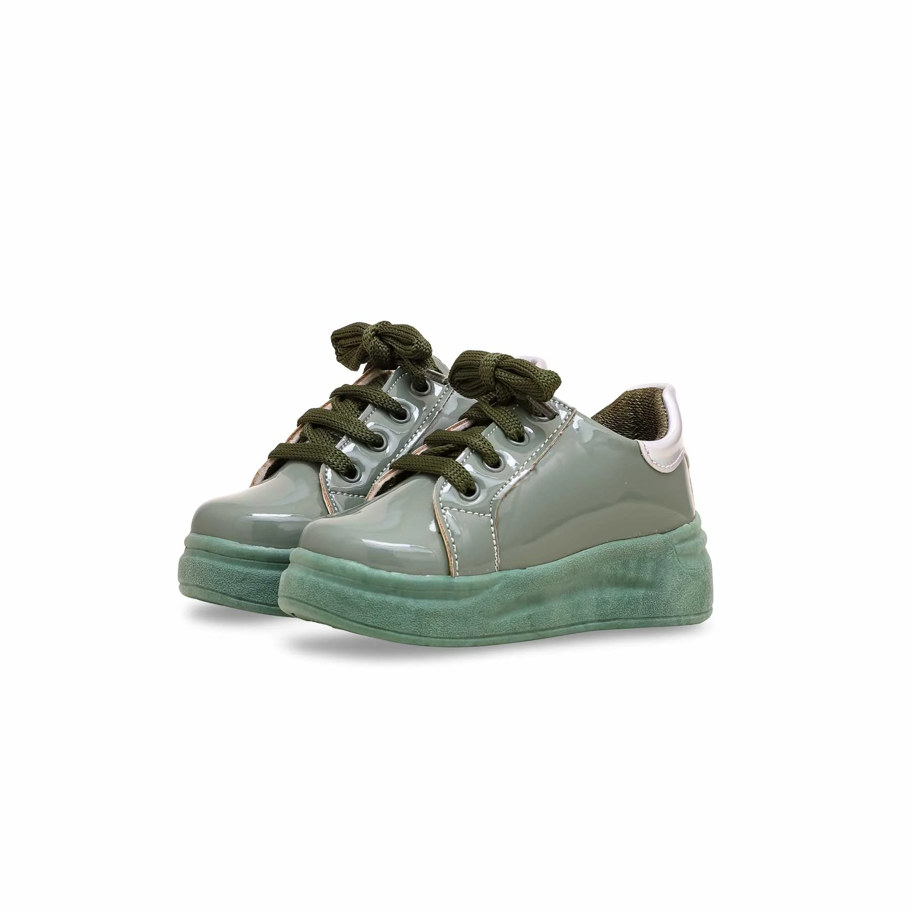 Girls Olive Casual Jogger KD1786 - Image 3