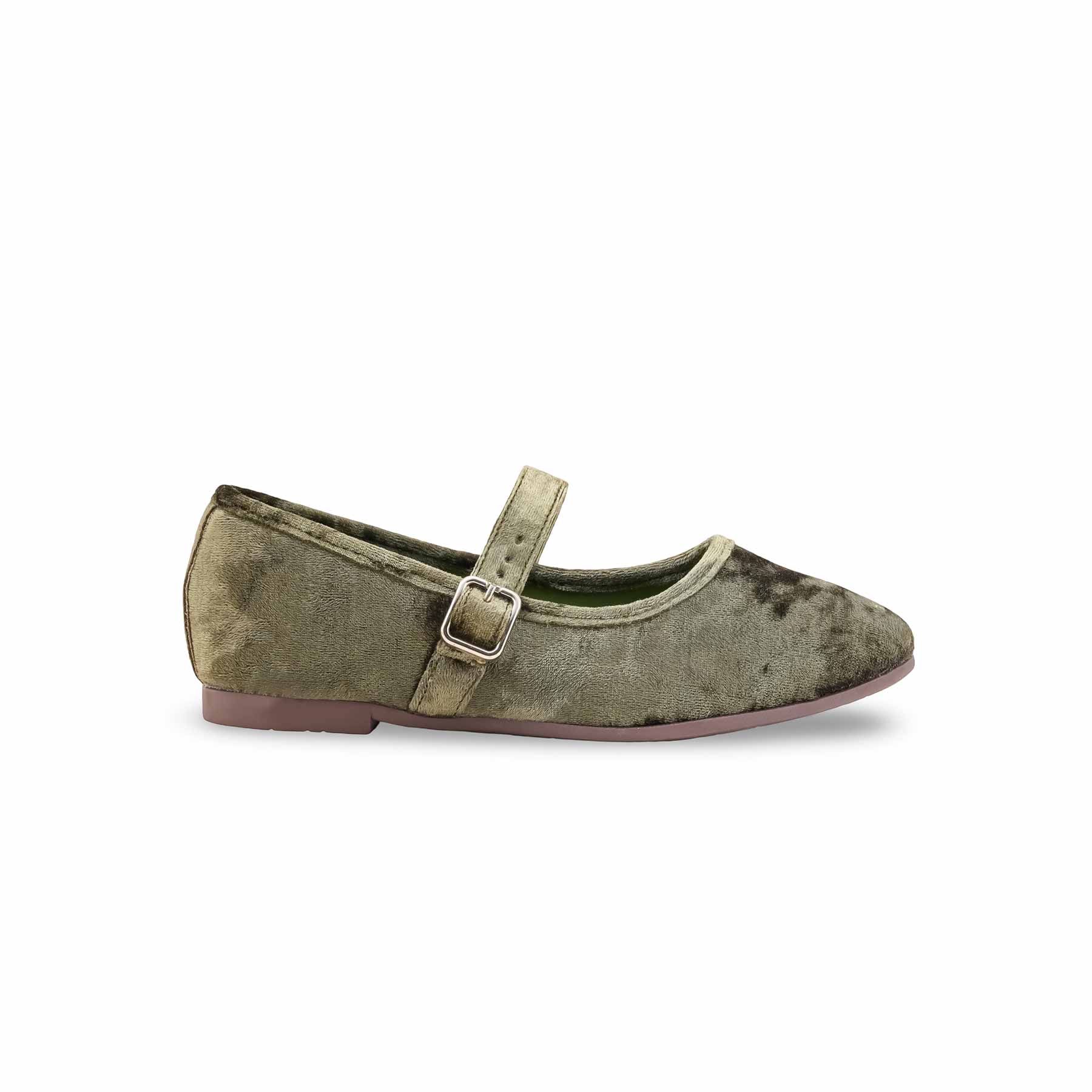 Girls Olive Formal Pumps KD2627 - Image 2