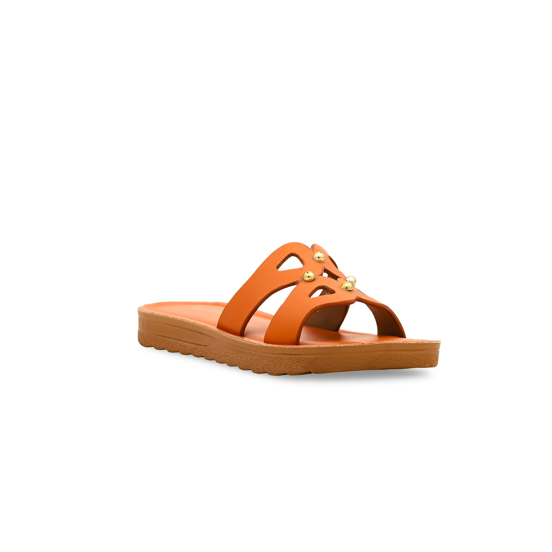 Girls Orange Casual Slipper KD5334 - Image 2