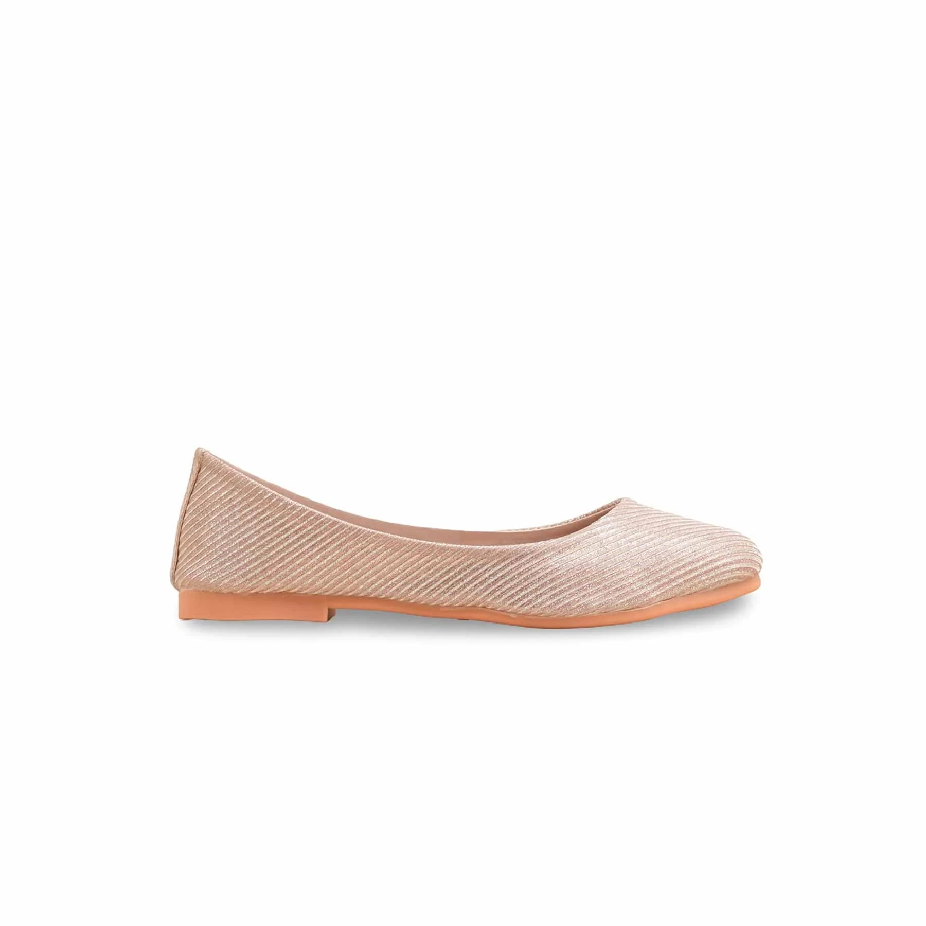 Girls Peach Fancy Pumps KD2487 - Image 2