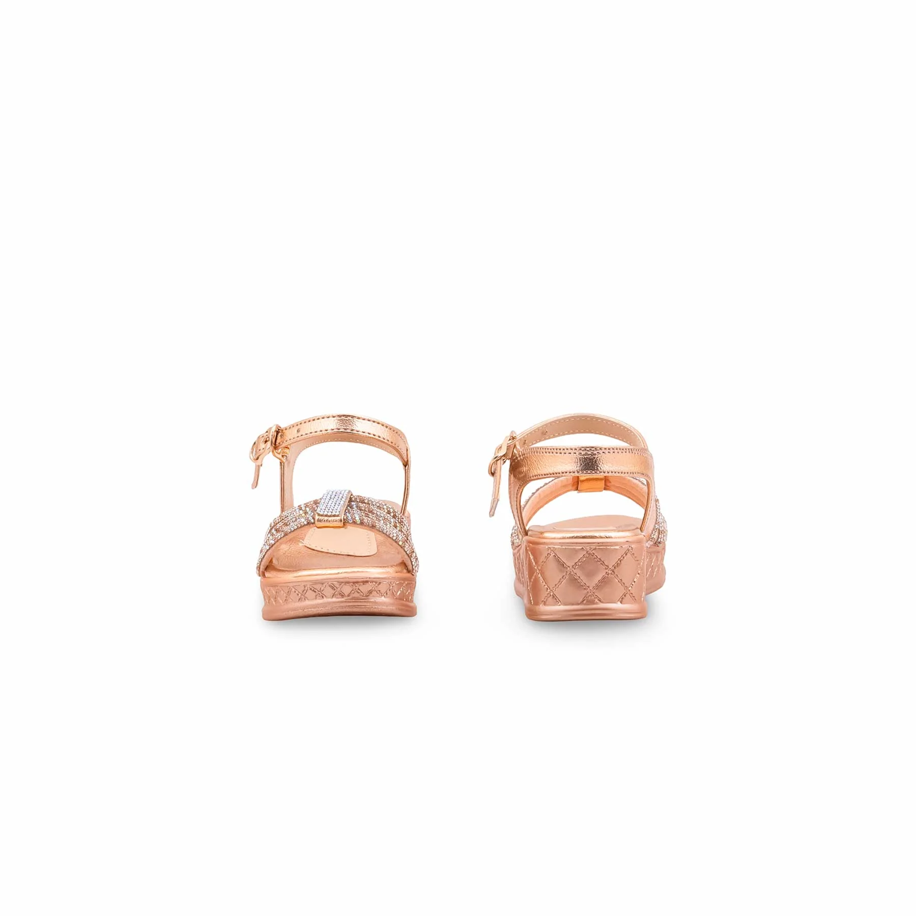 Girls Peach Fancy Sandal KD5840 - Image 4