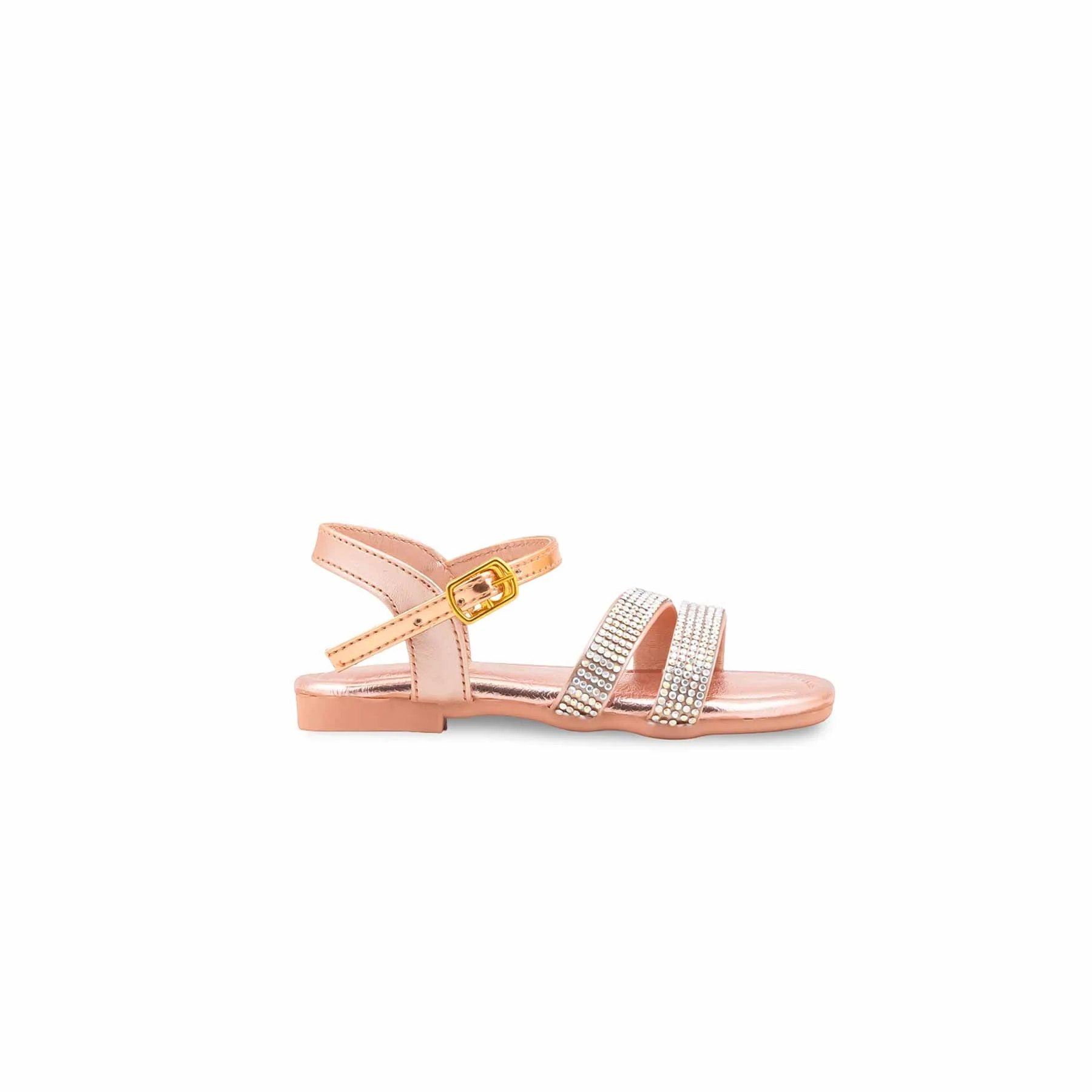Girls Peach Fancy Sandal KD5845 - Image 2