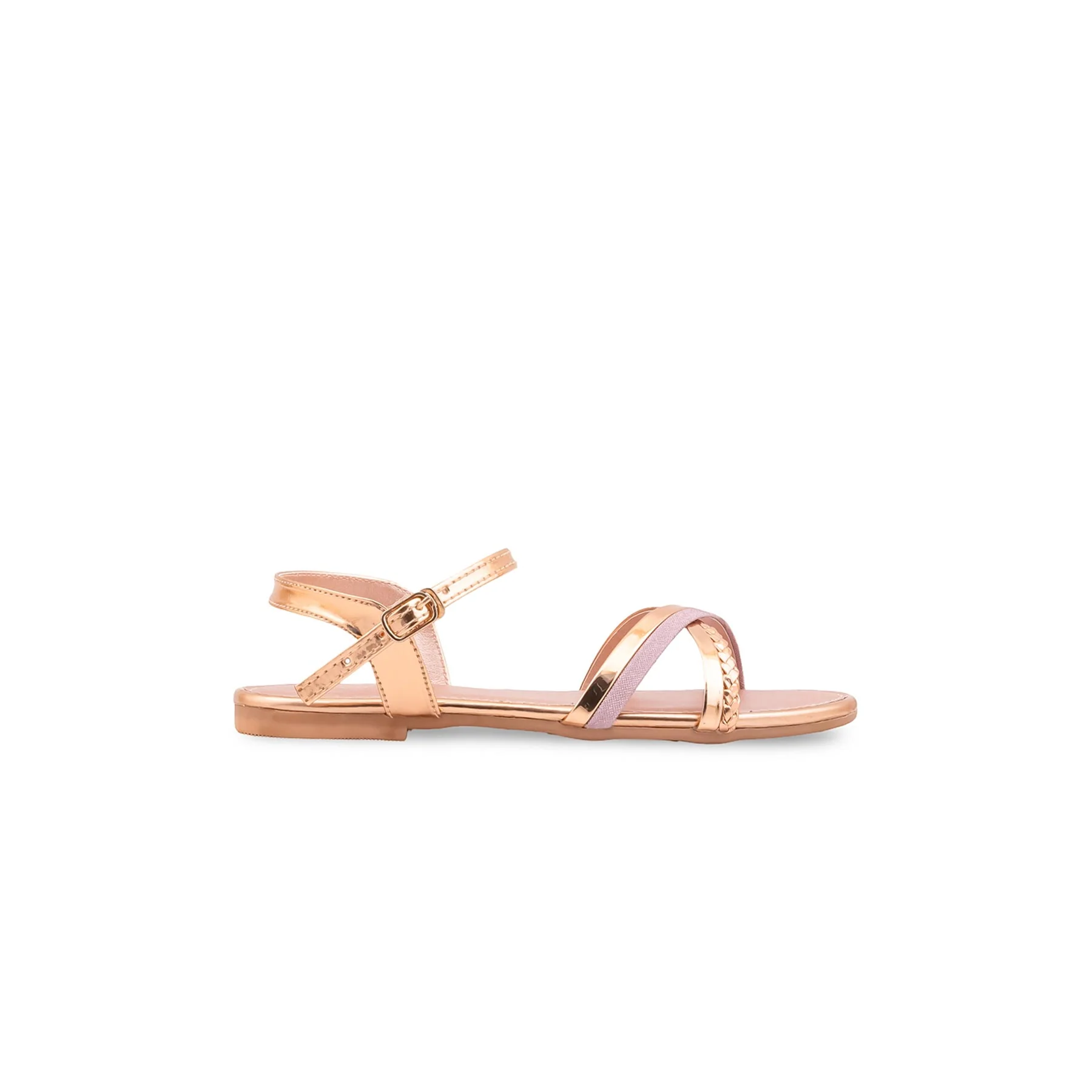 Girls Peach Fancy Sandal KD5876 - Image 2