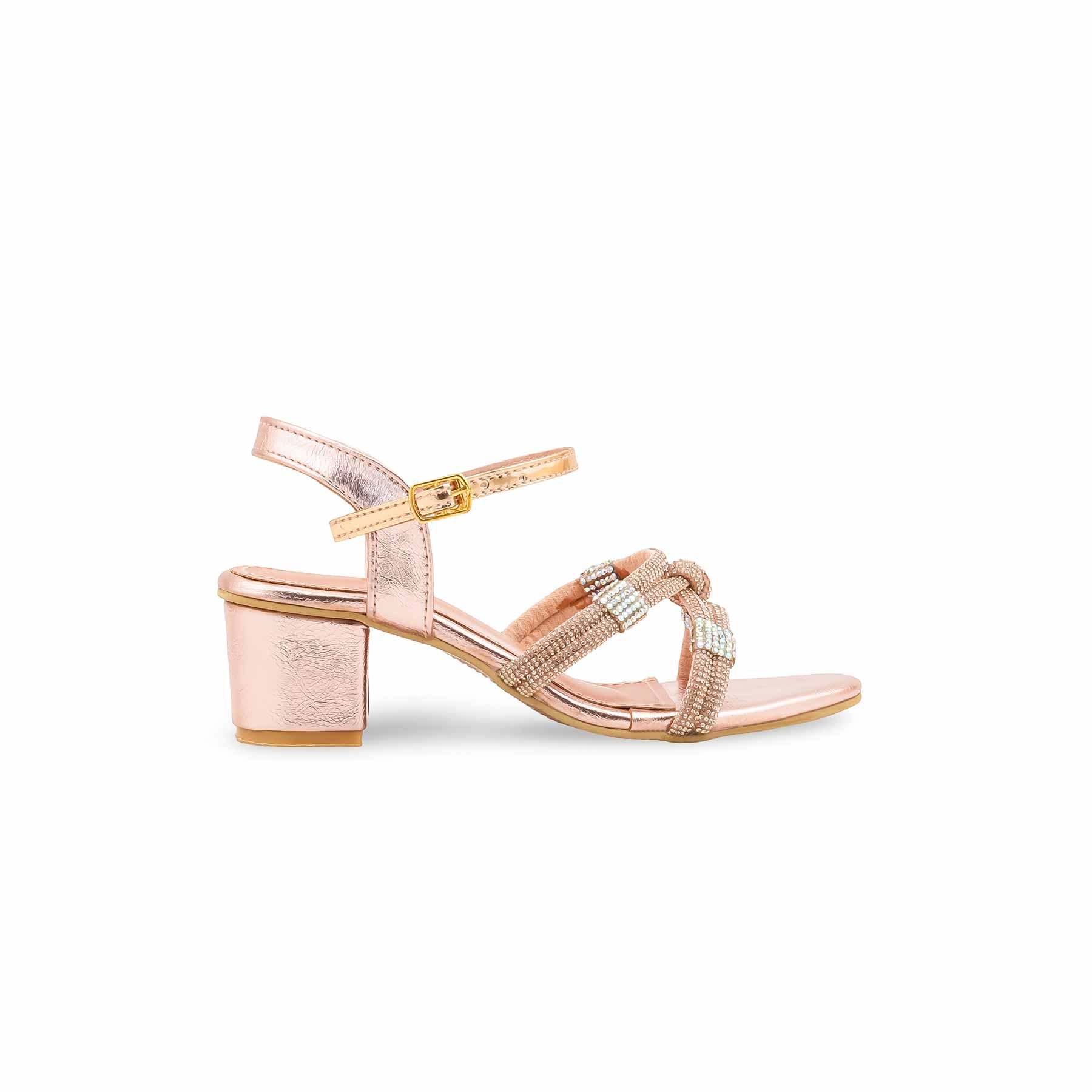 Girls Peach Fancy Sandal KD5901 - Image 2