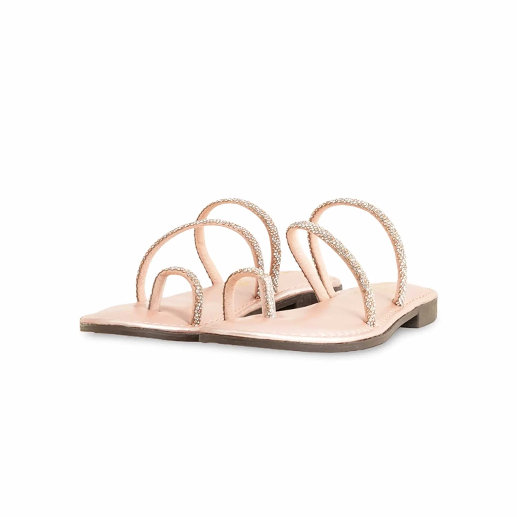 Girls Peach Fancy Slipper KD5590 - Image 3