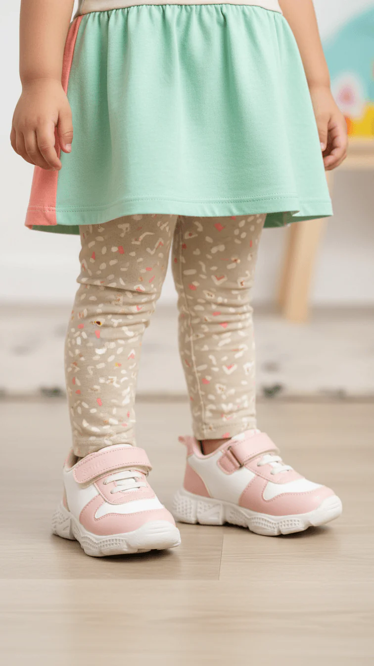 Girls Pink Casual Jogger KD8094