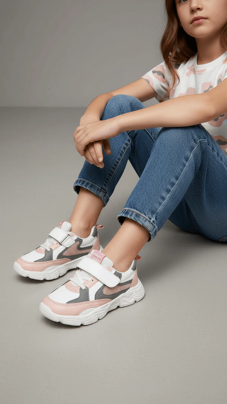 Girls Pink Casual Jogger KD8099