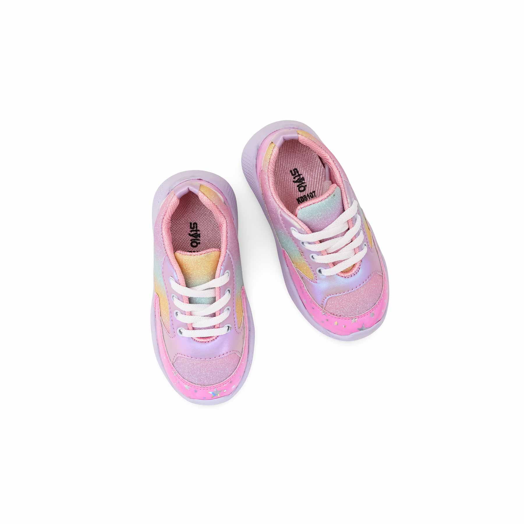 Girls Pink Casual Jogger KD8107 - Image 5