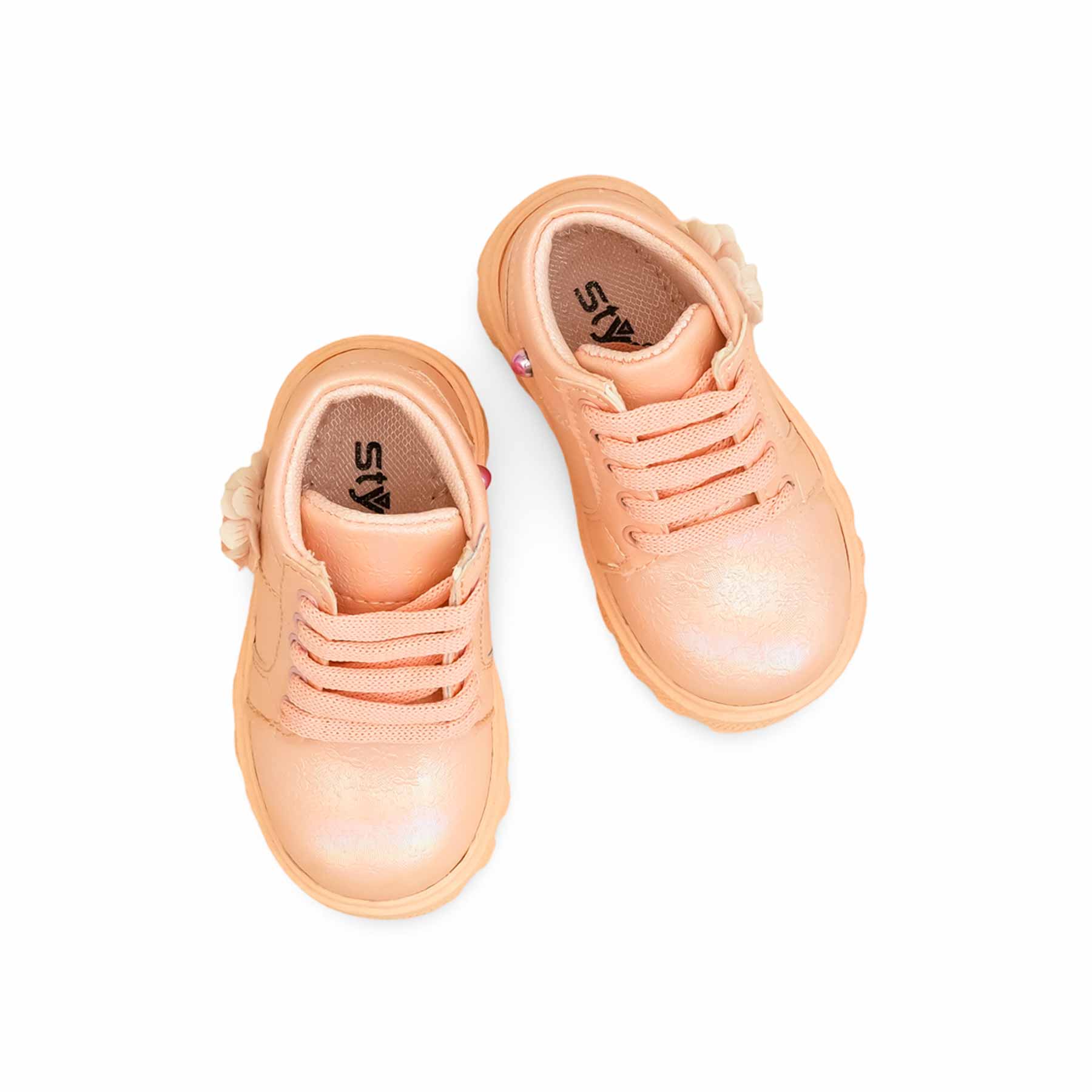 Girls Pink Casual Long Shoes KD8082 - Image 5