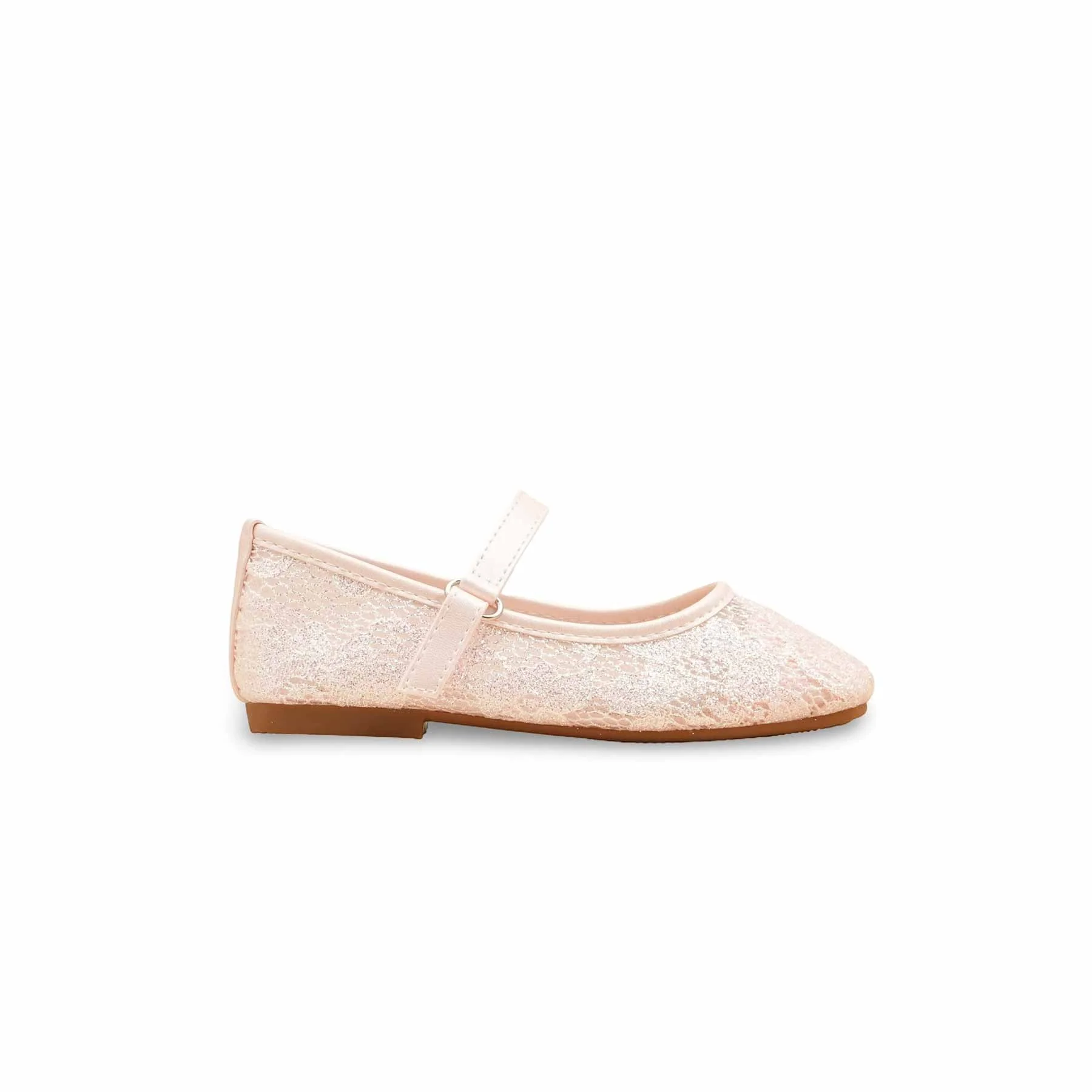 Girls Pink Casual Pumps KD2464 - Image 2