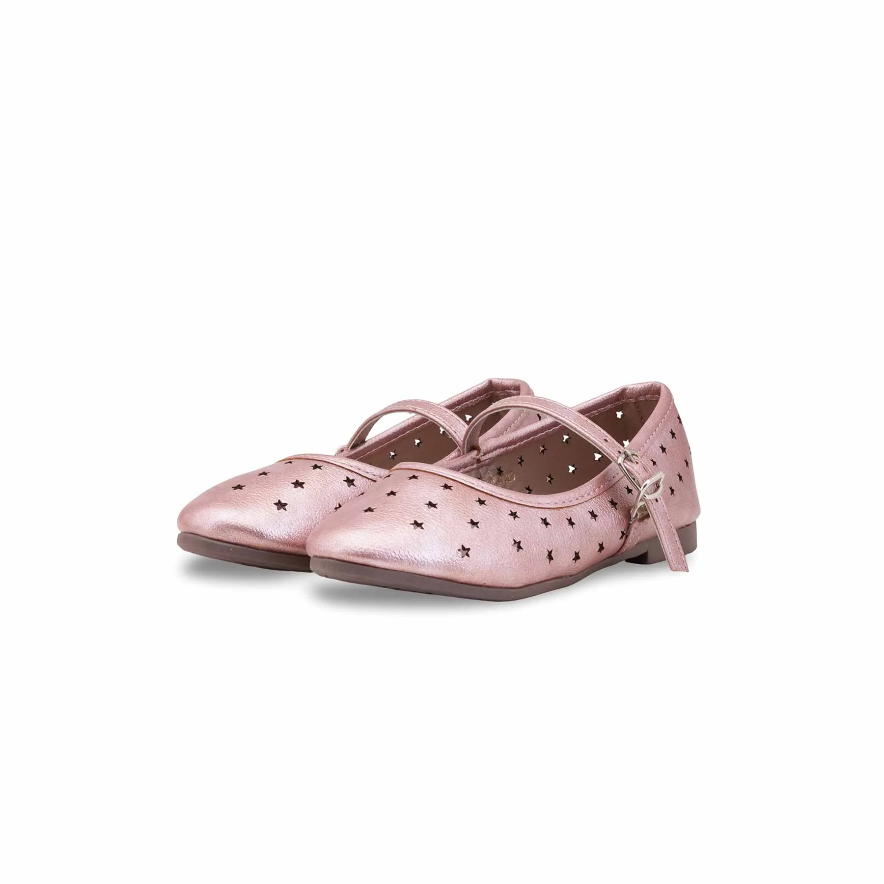 Girls Pink Casual Pumps KD2640 - Image 3
