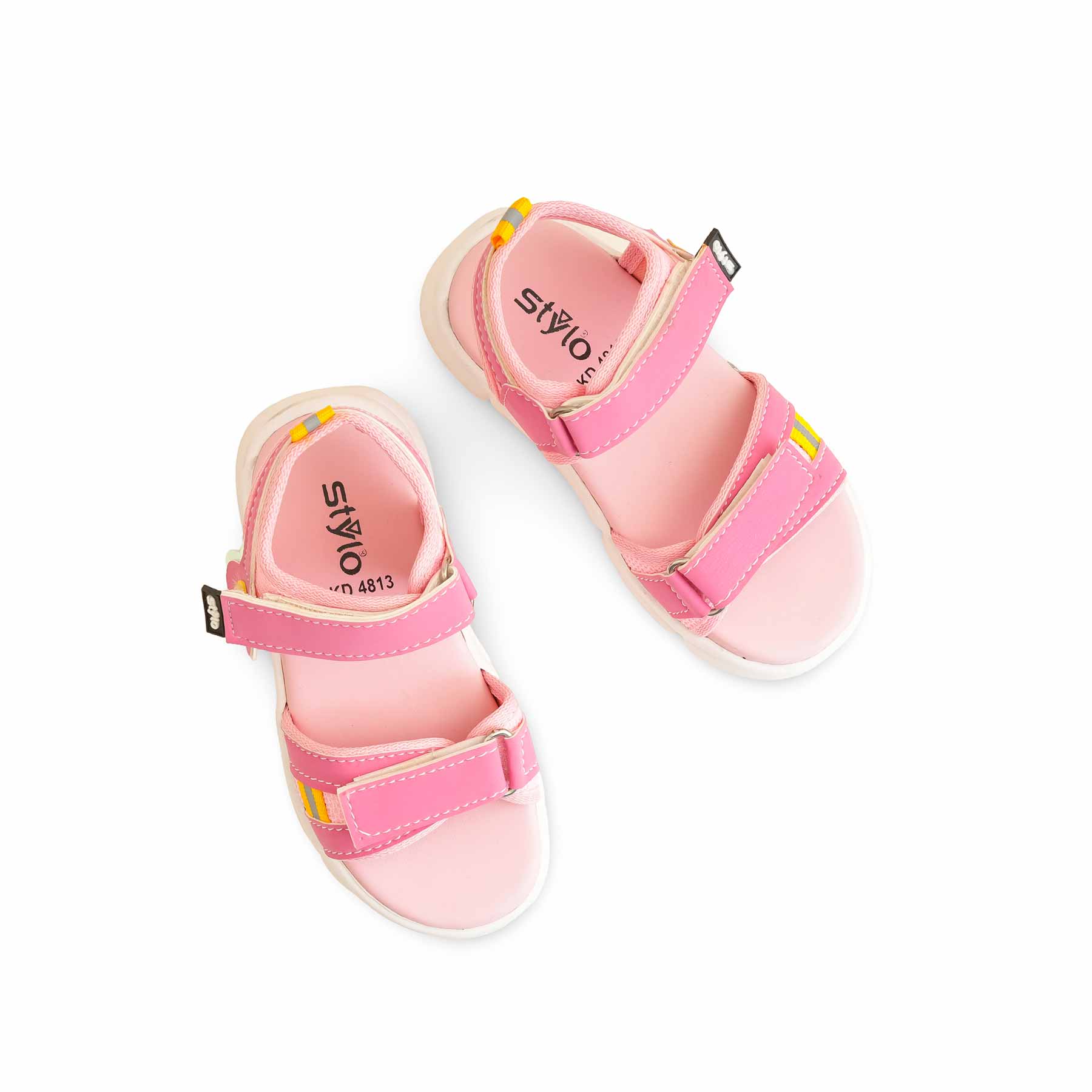 Girls Pink Casual Sandal KD4813 - Image 4
