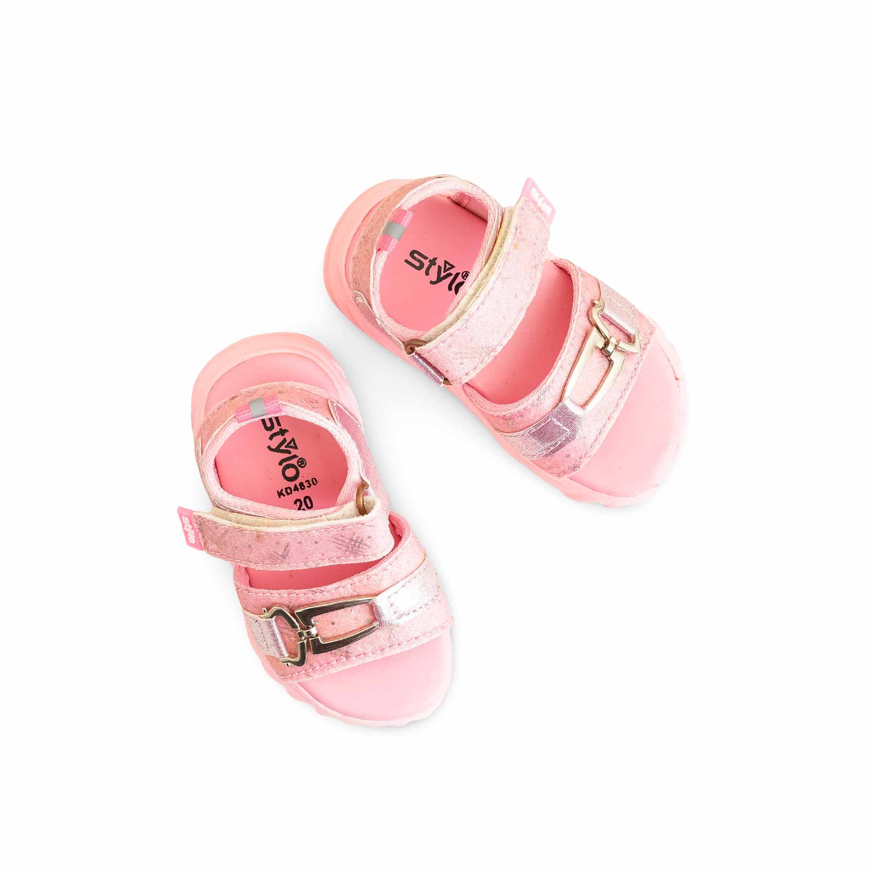 Girls Pink Casual Sandal KD4830 - Image 5