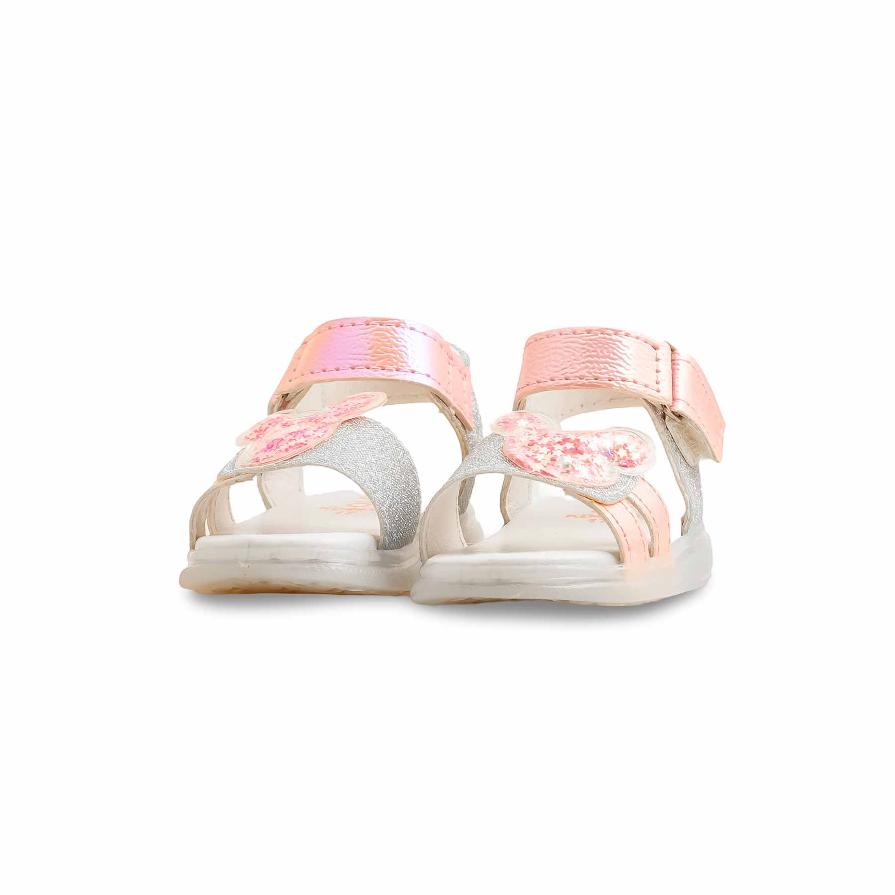 Girls Pink Casual Sandal KD4935 - Image 3