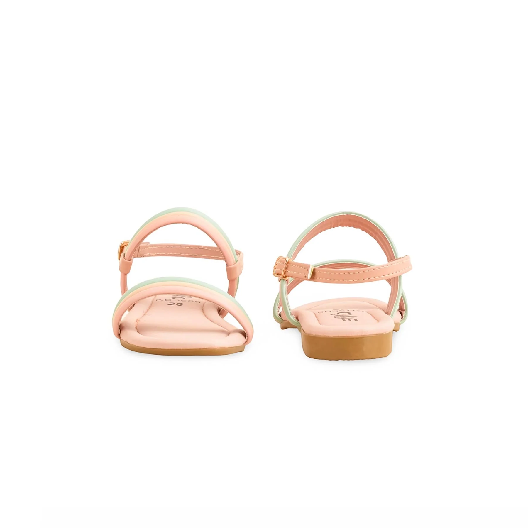 Girls Pink Casual Sandal KD5606 - Image 4