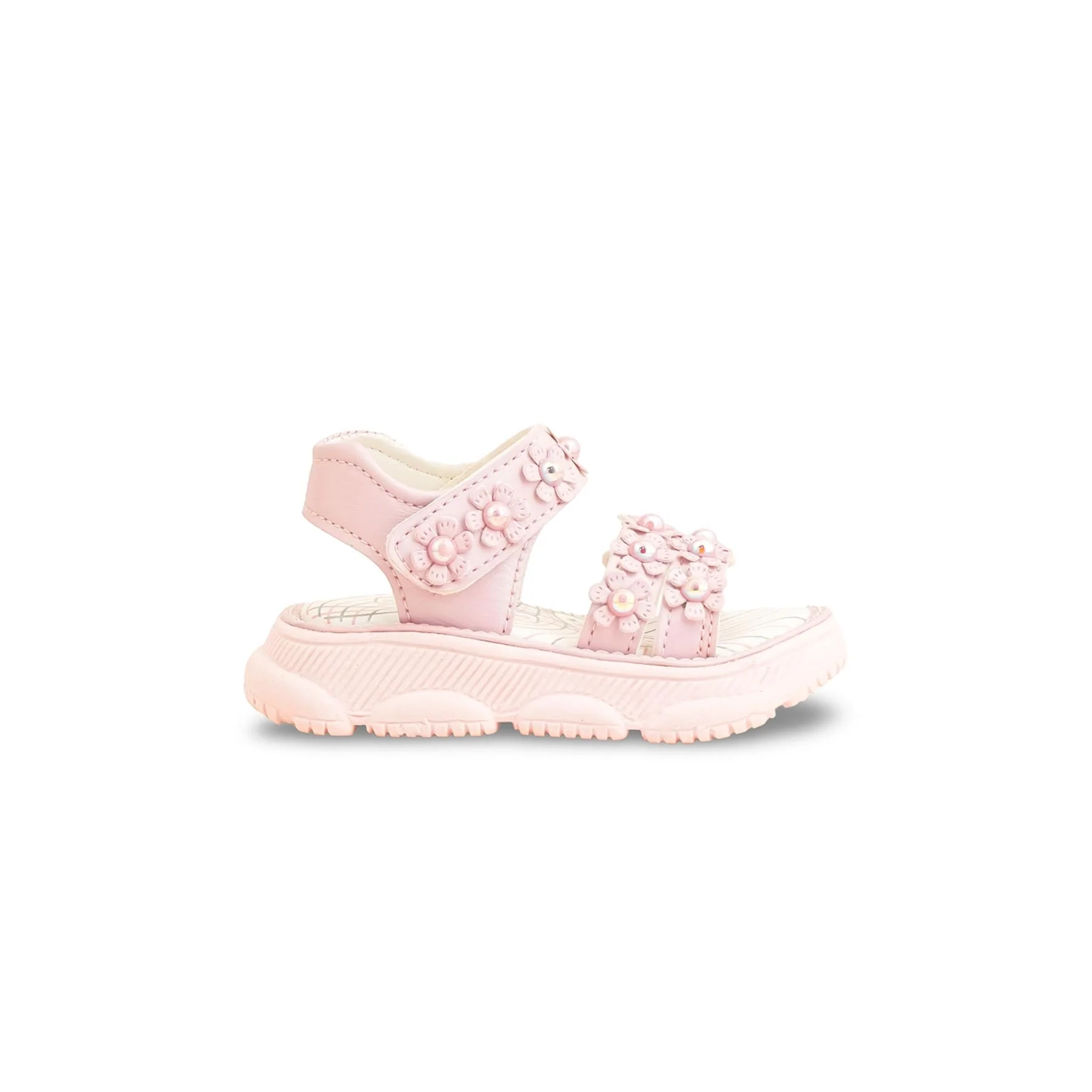 Girls Pink Casual Sandal KD5612 - Image 2