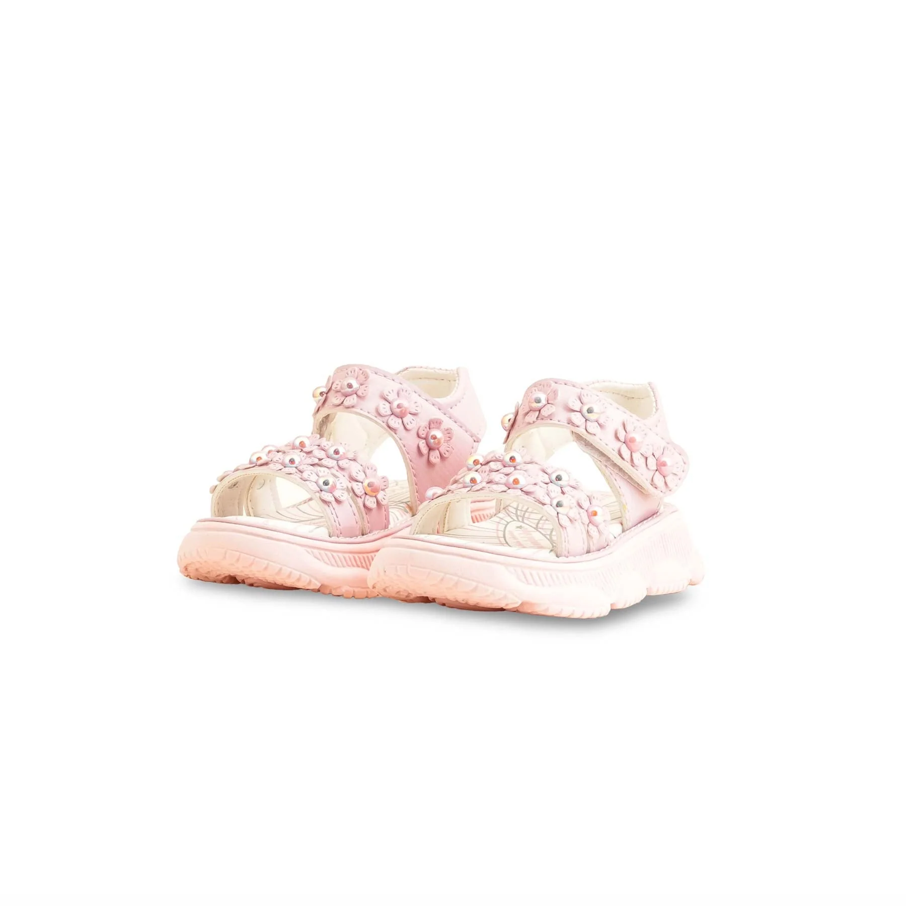 Girls Pink Casual Sandal KD5612 - Image 3