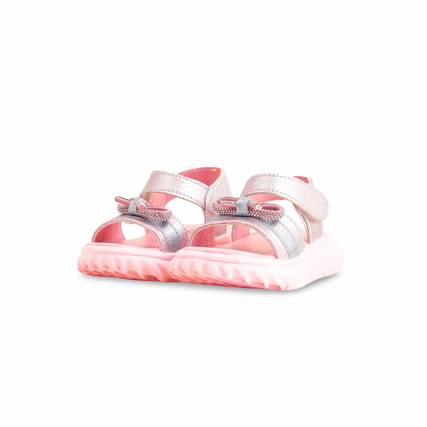 Girls Pink Casual Sandal KD9904 - Image 3