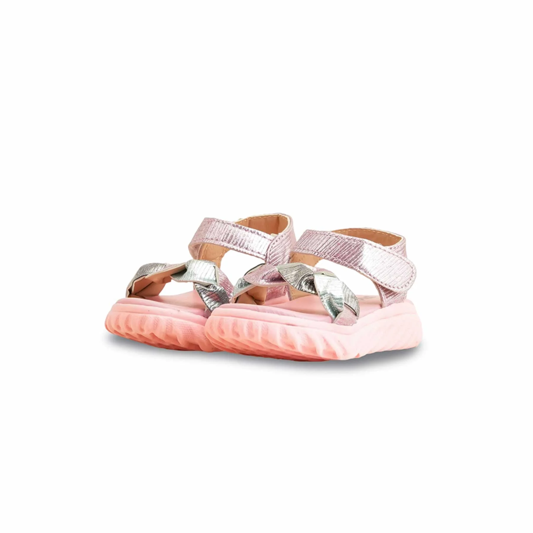 Girls Pink Casual Sandal KD9905 - Image 3