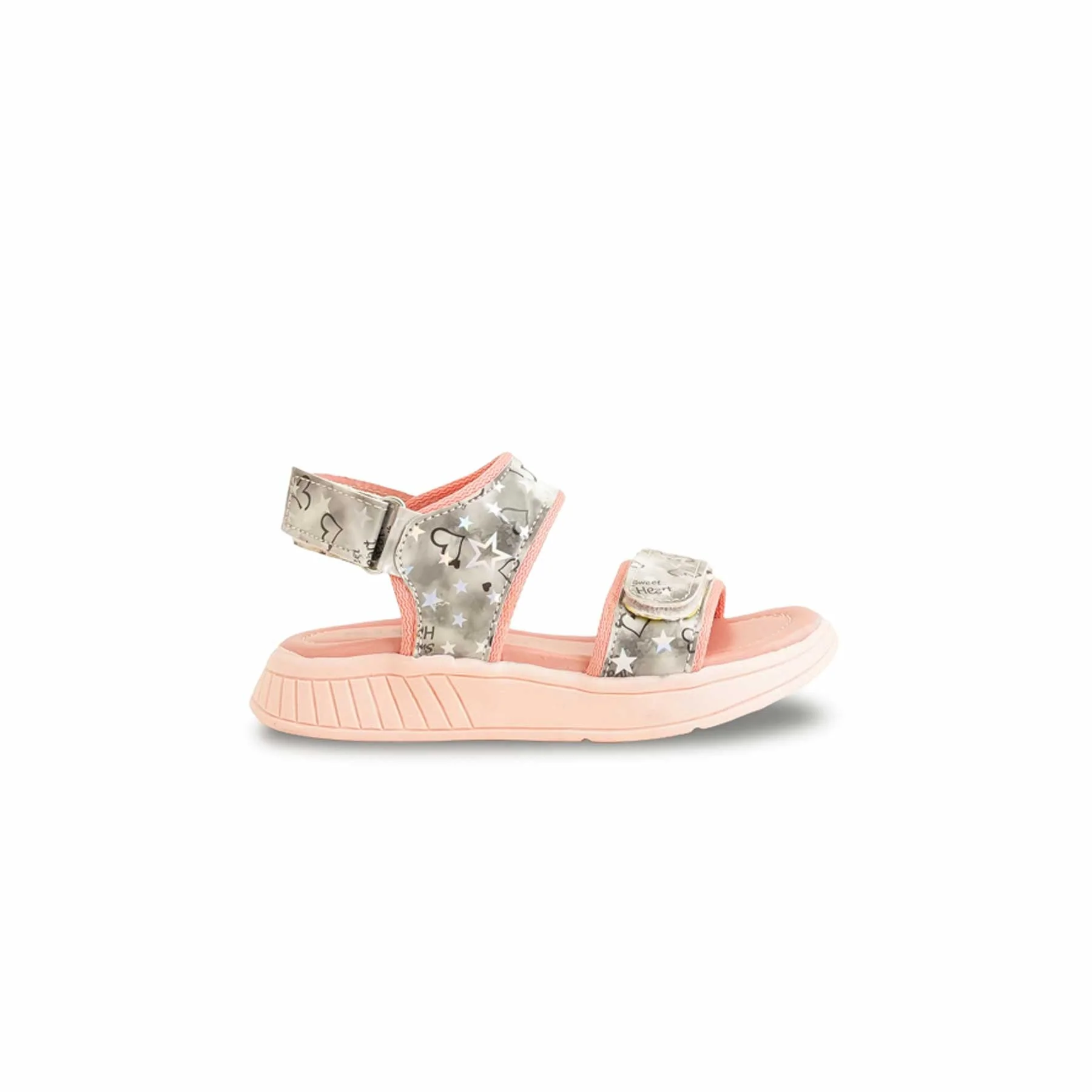 Girls Pink Casual Sandal KD9908 - Image 2