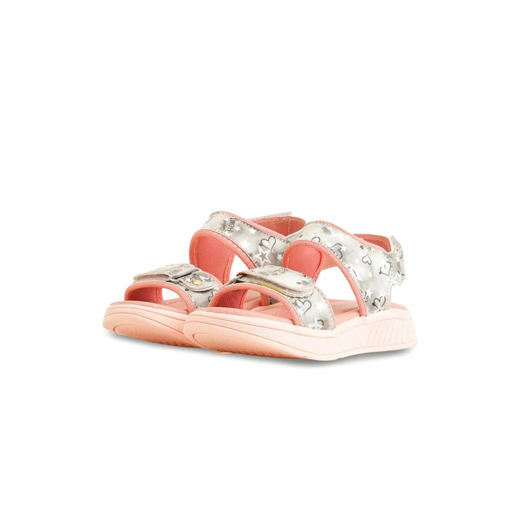Girls Pink Casual Sandal KD9908 - Image 3