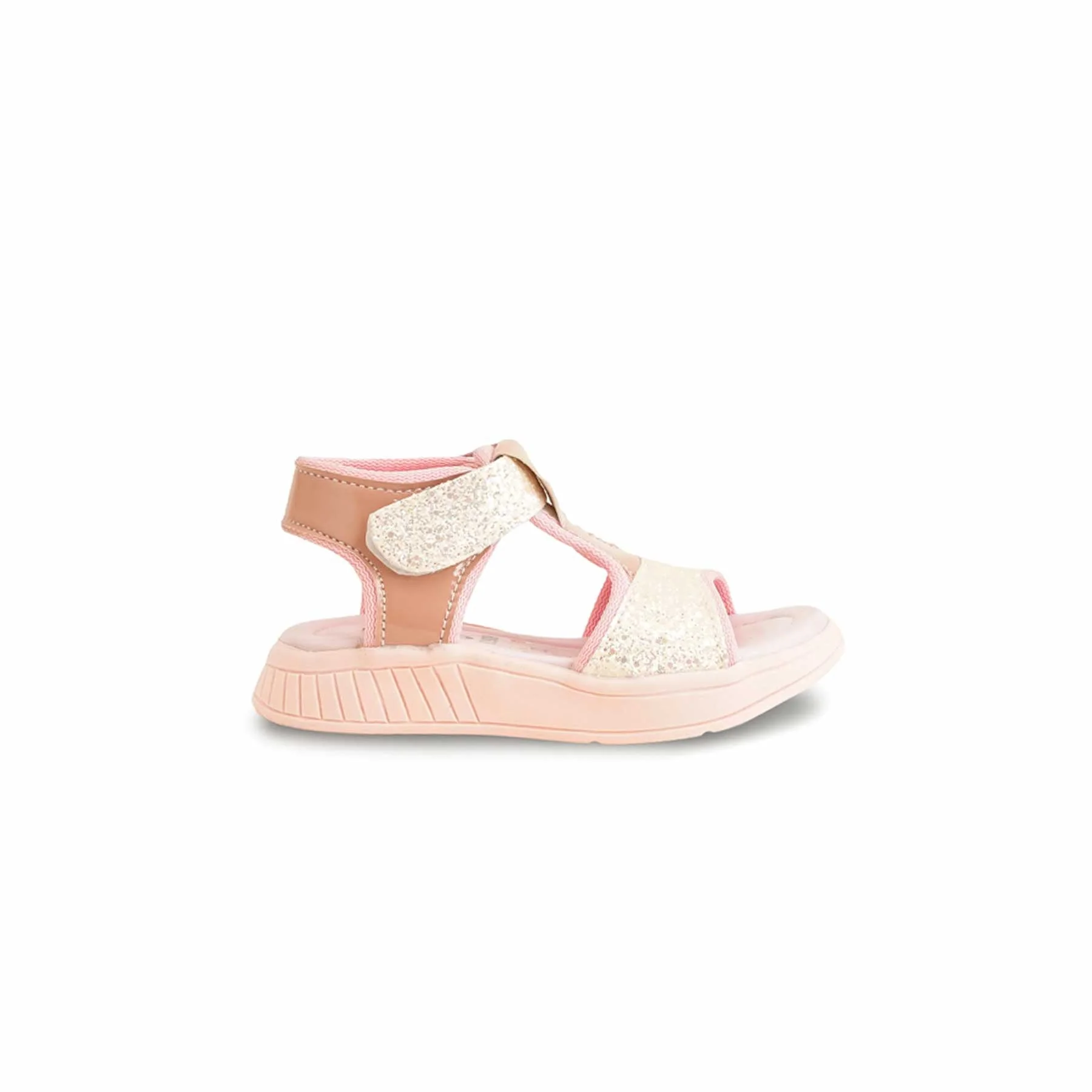 Girls Pink Casual Sandal KD9909 - Image 2