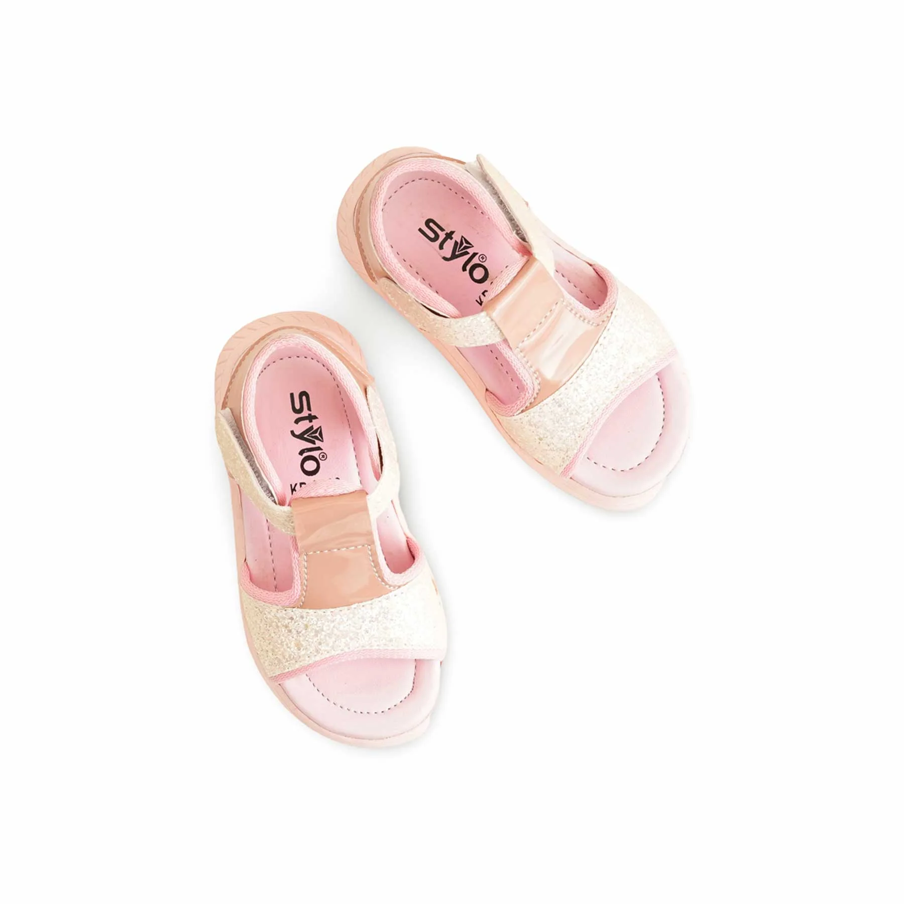 Girls Pink Casual Sandal KD9909 - Image 5
