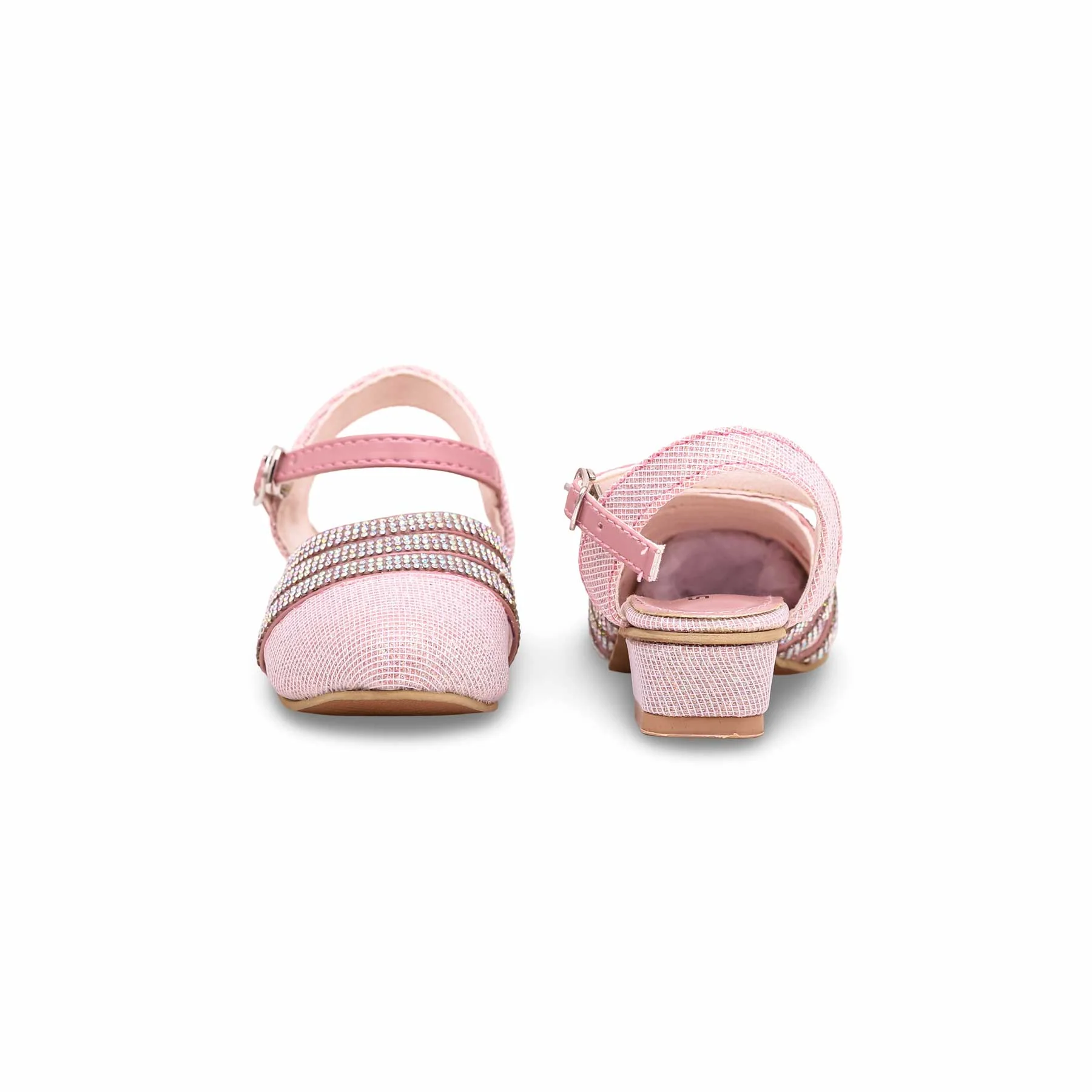 Girls Pink Fancy Pumps KD0951 - Image 4