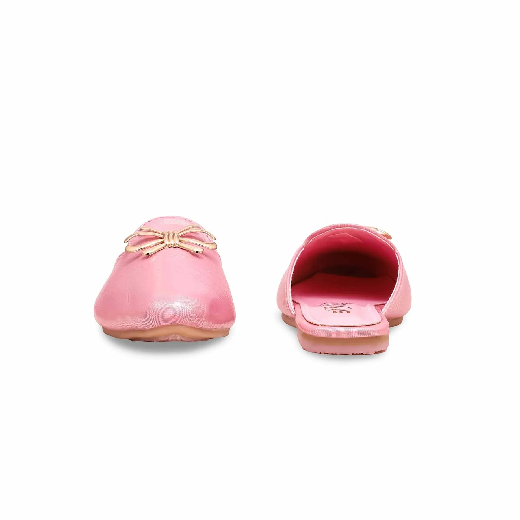 Girls Pink Fancy Pumps KD2364 - Image 4