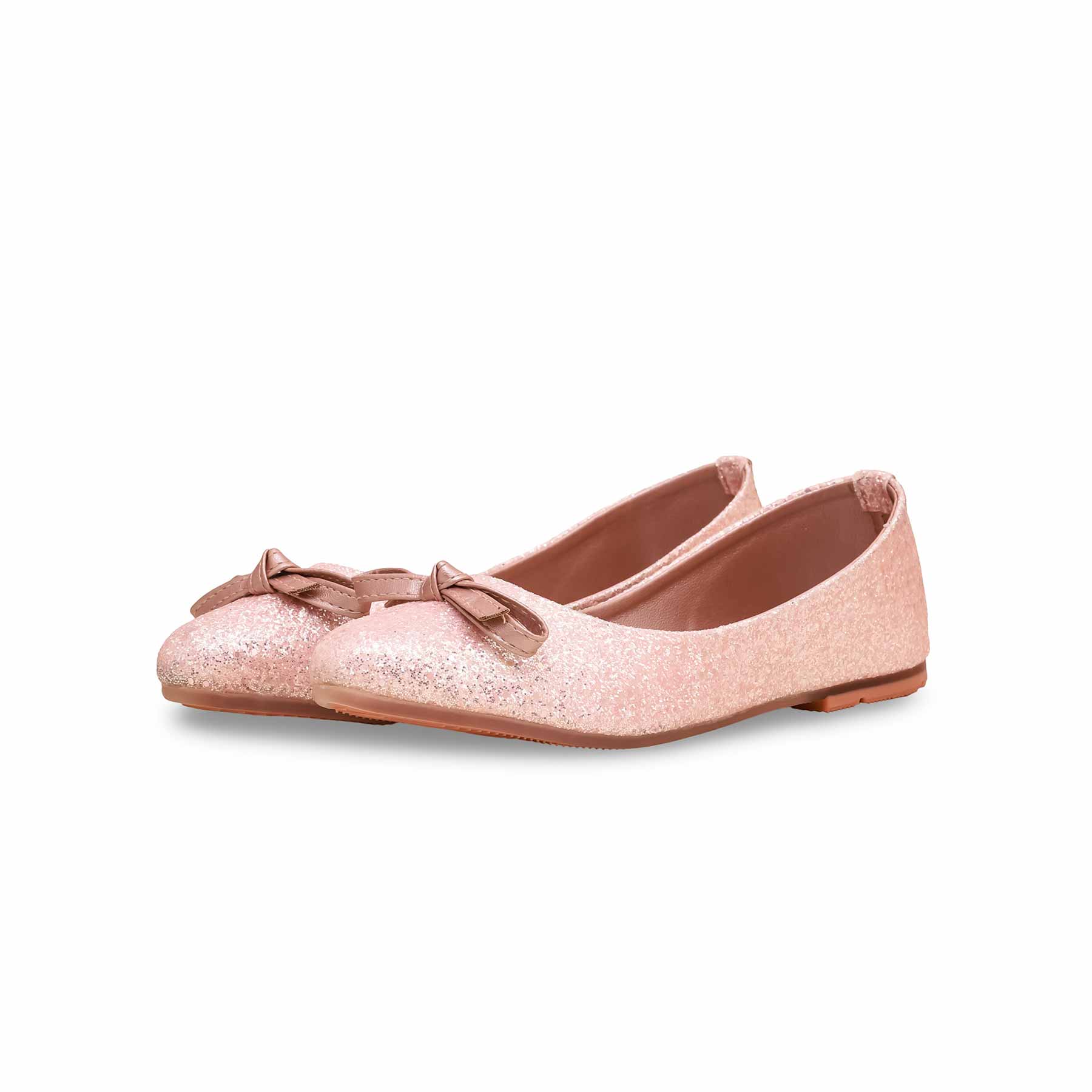 Girls Pink Fancy Pumps KD2384 - Image 3