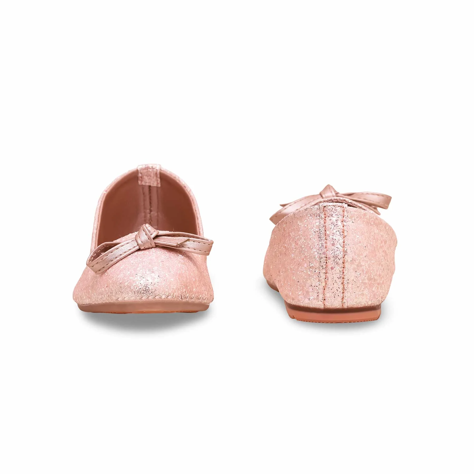 Girls Pink Fancy Pumps KD2384 - Image 4