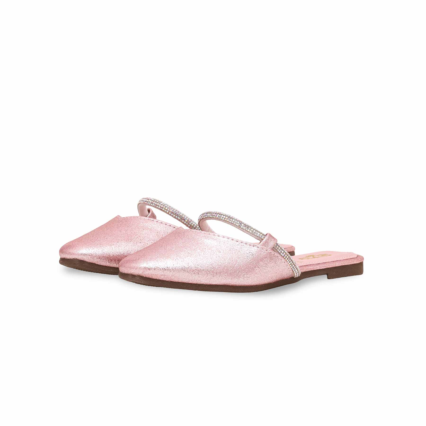 Girls Pink Fancy Pumps KD2406 - Image 3