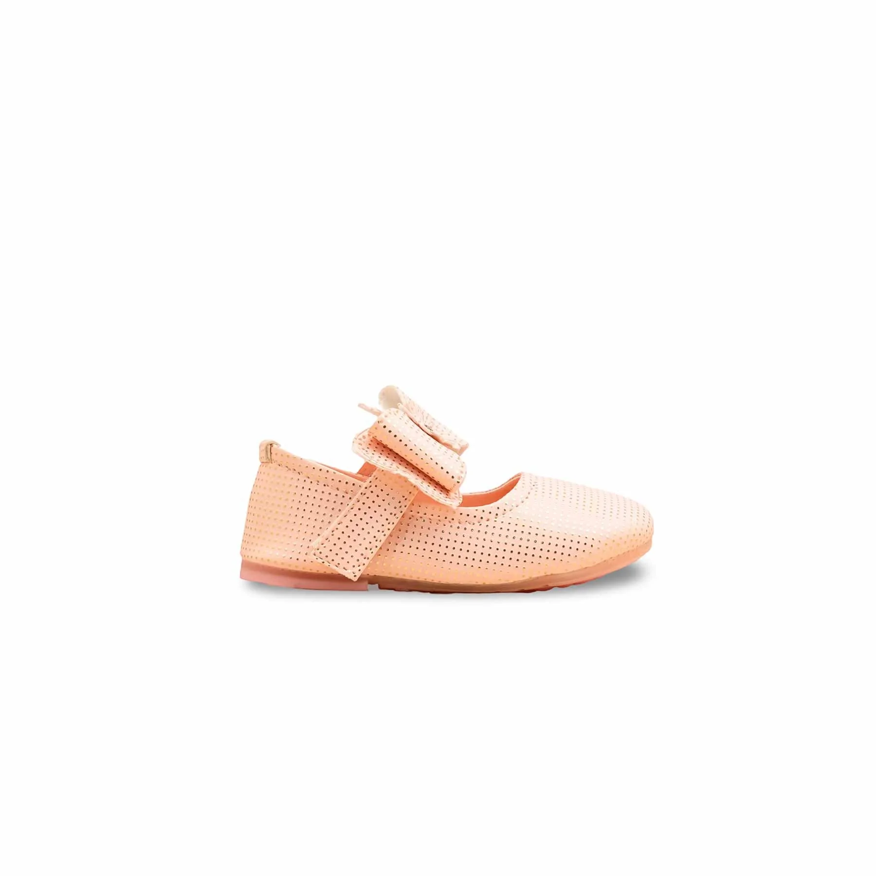 Girls Pink Fancy Pumps KD2531 - Image 2