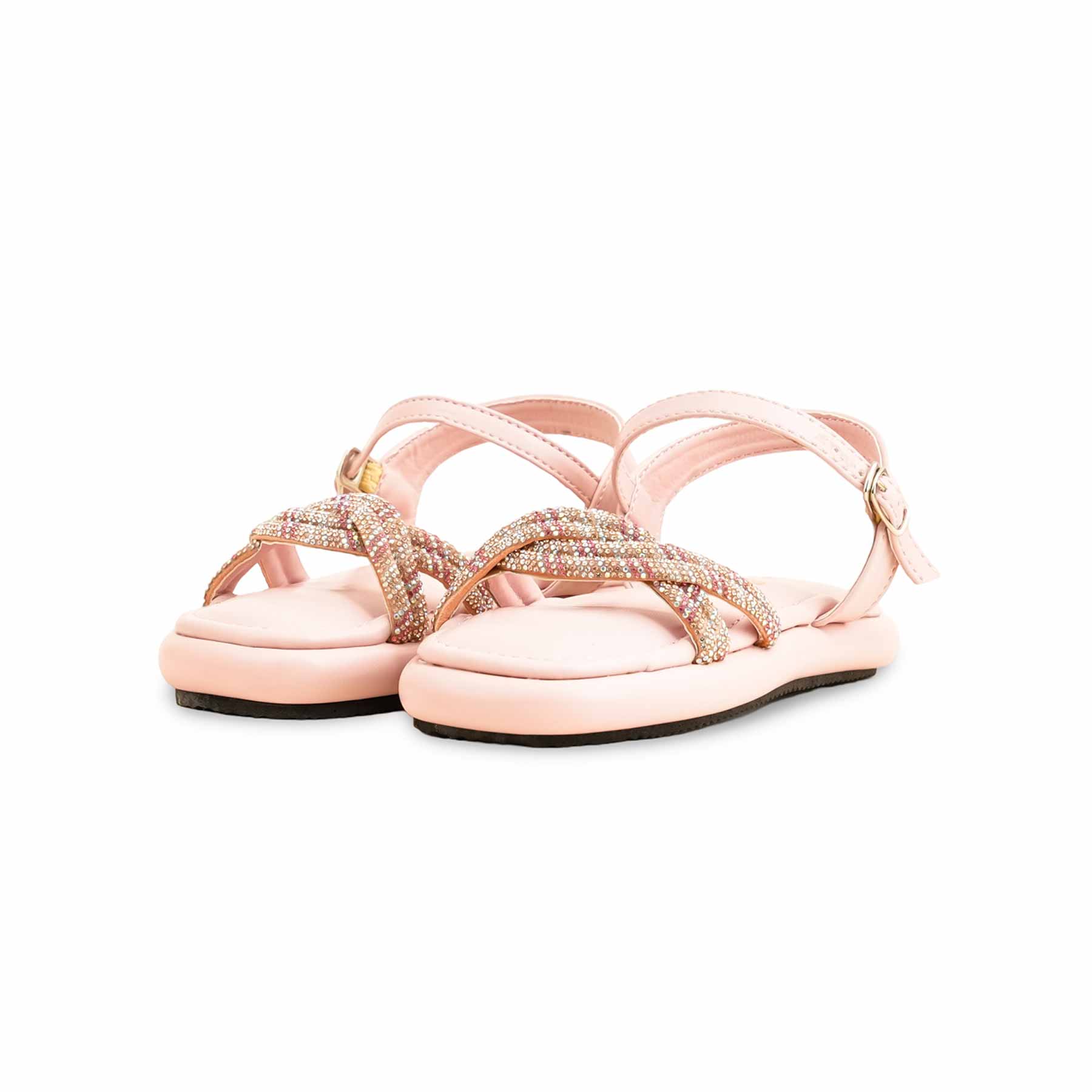 Girls Pink Fancy Sandal KD4808 - Image 3