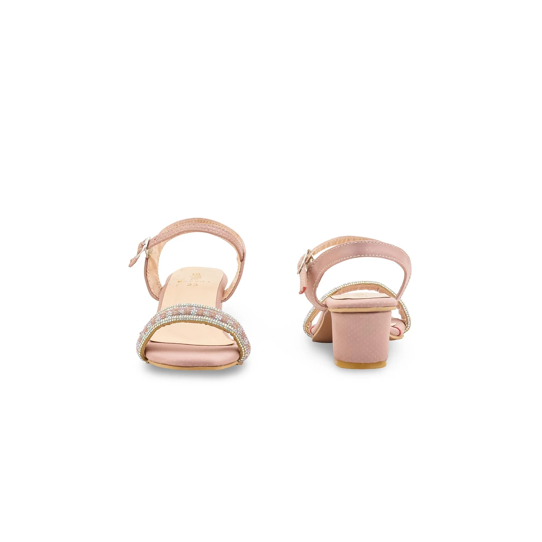 Girls Pink Fancy Sandal KD5944 - Image 4