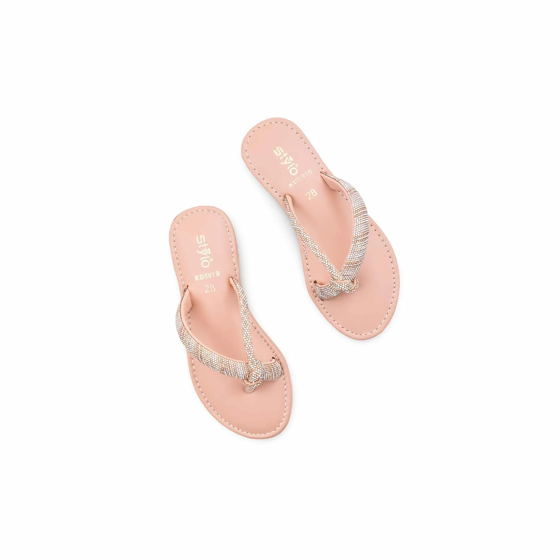 Girls Pink Fancy Slipper KD5919 - Image 6