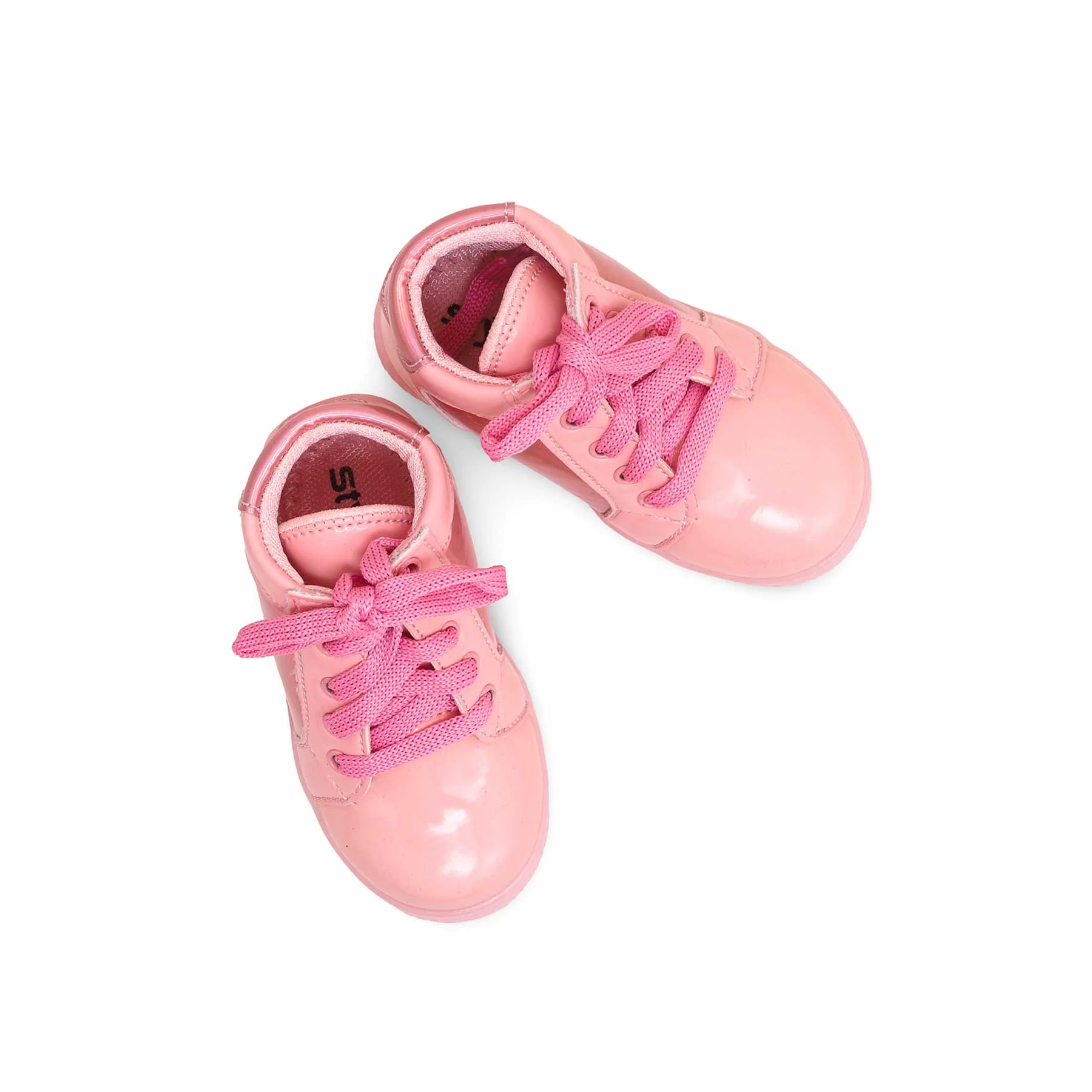 Girls Pink Formal Long Shoes KD8073 - Image 5