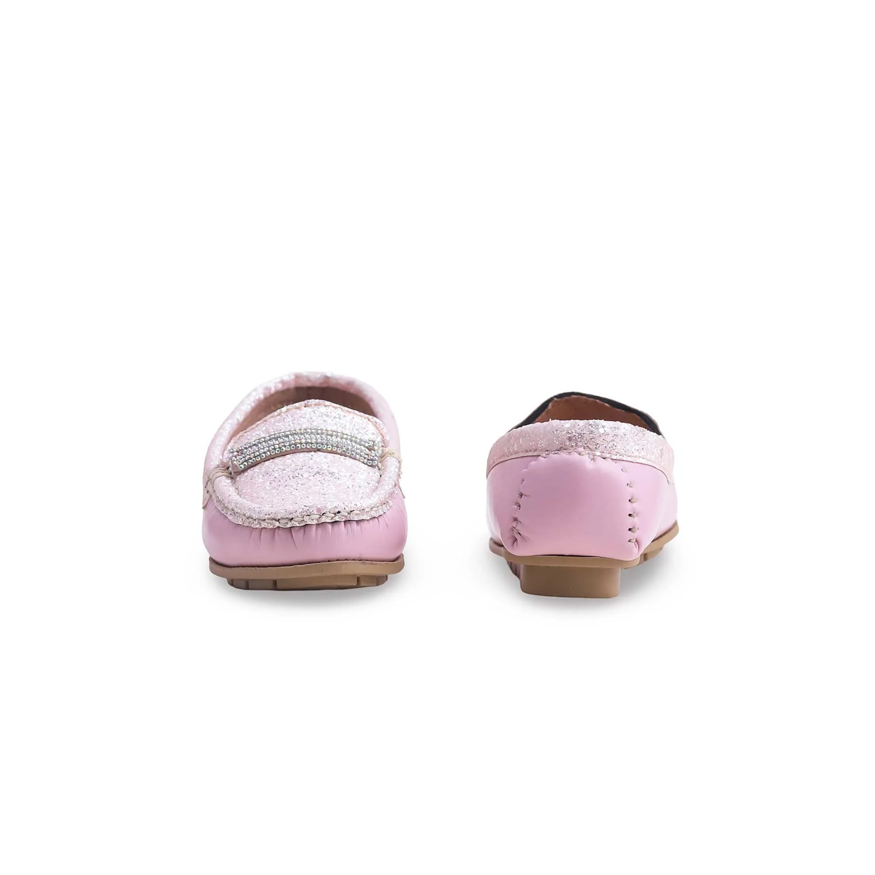 Girls Pink Formal Moccasin KD2354 - Image 4