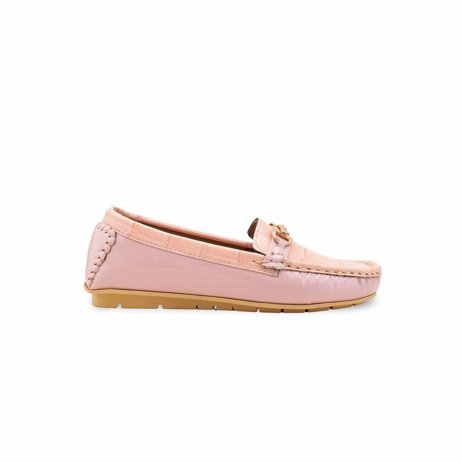 Girls Pink Formal Moccasin KD2630 - Image 2